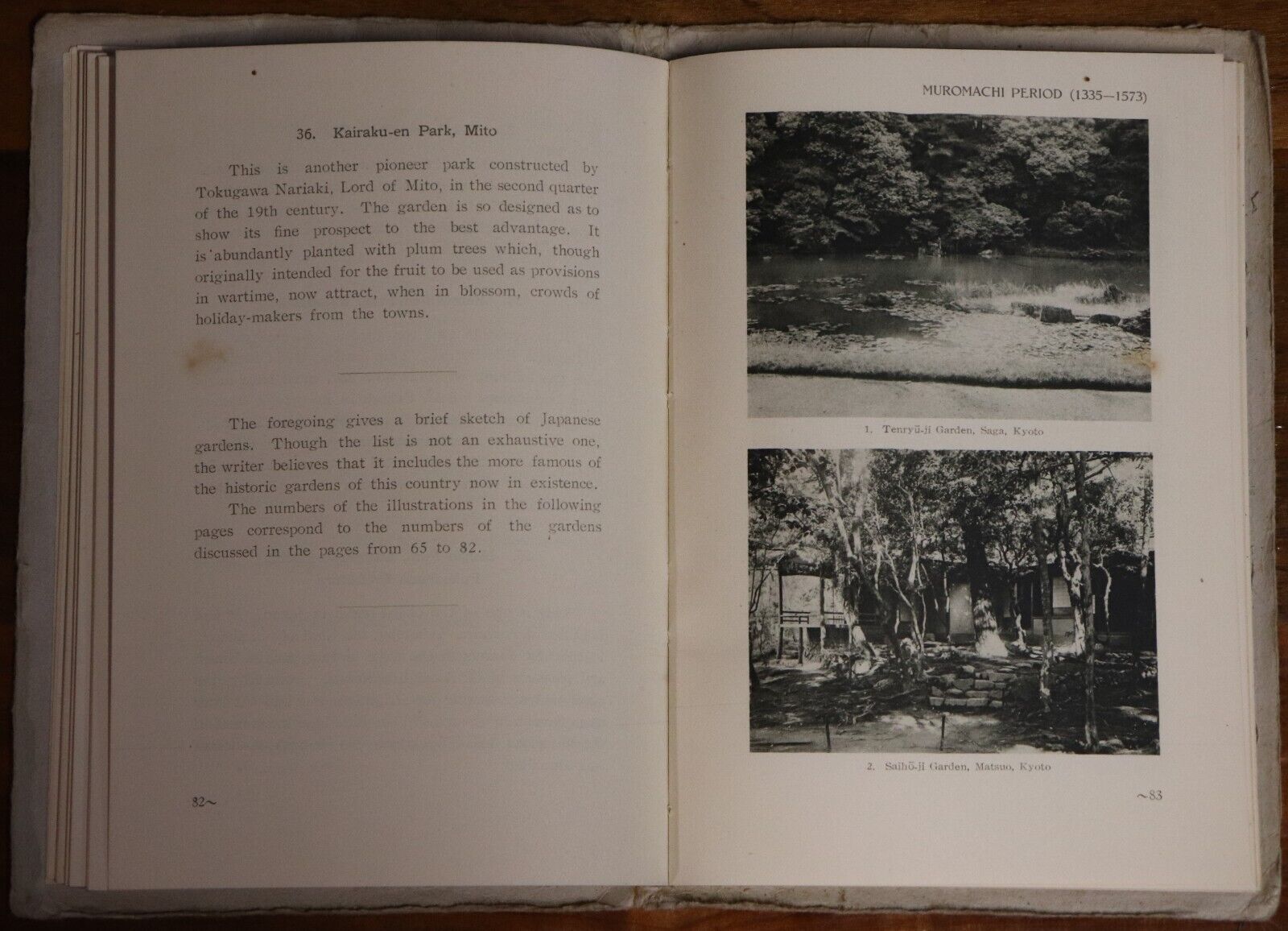 Japanese Gardens by Prof. Tatsui - 1936 - Antique Garden Architecture Book