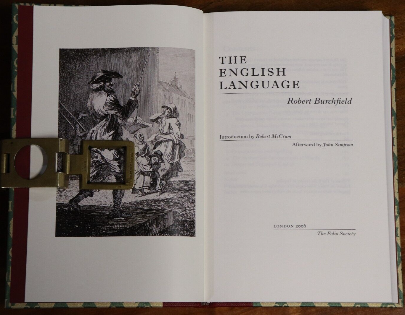 The English Language by R Burchfield - 2008 - Folio Society - Literature Book