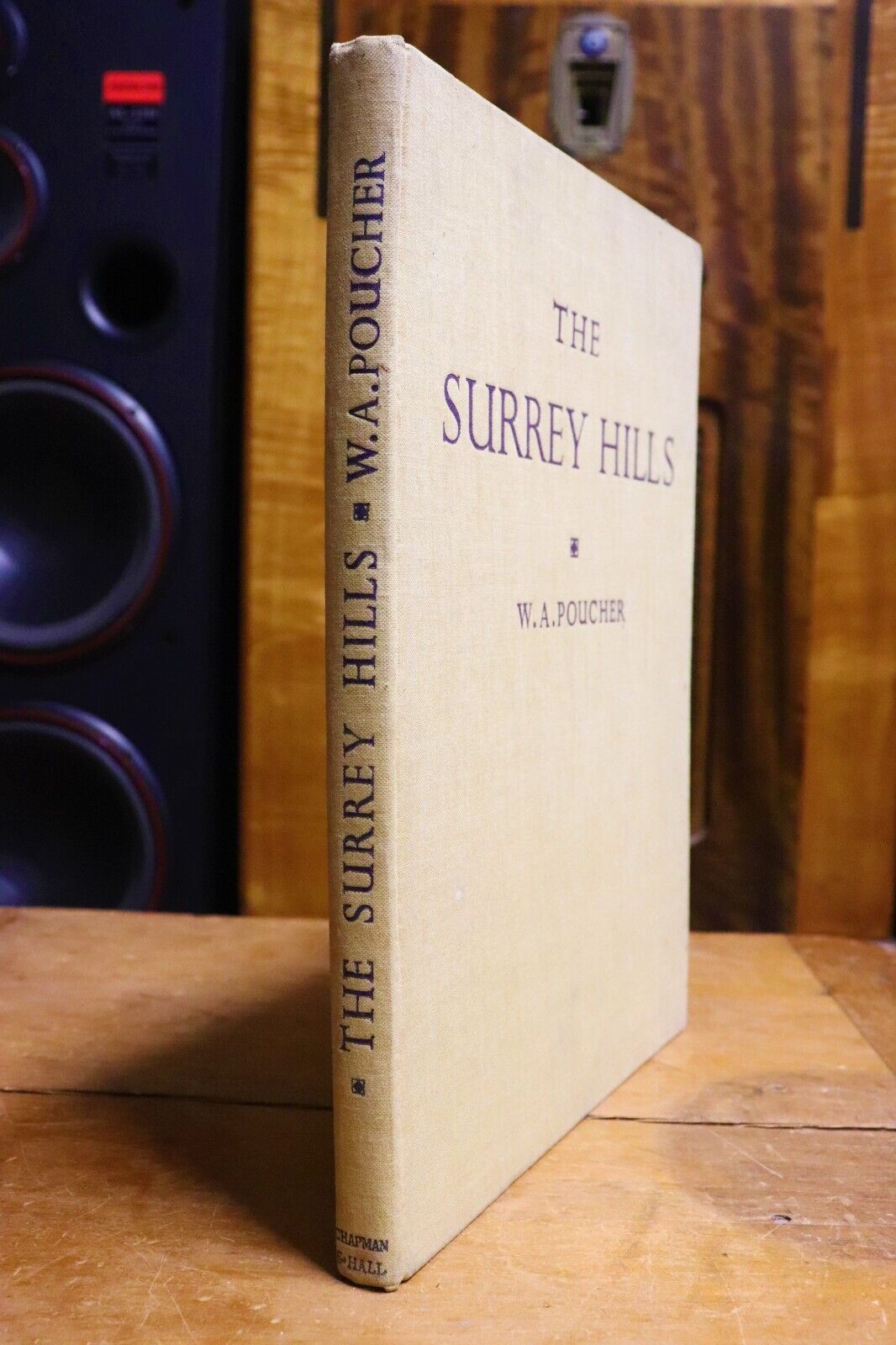 The Surrey Hills by WA Poucher - 1949 - Antique British History Book