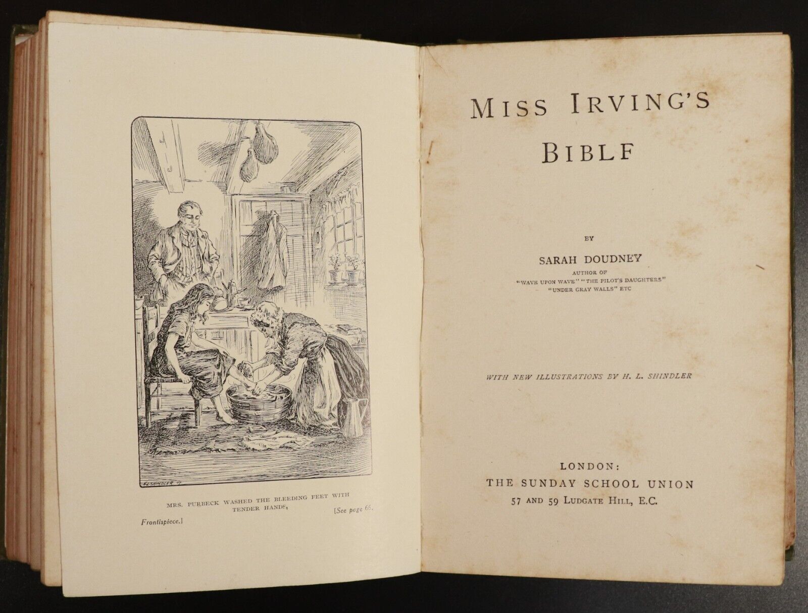 c1900 Sisters Of Silver Sands by E. Everett-Green Antique Fiction Book