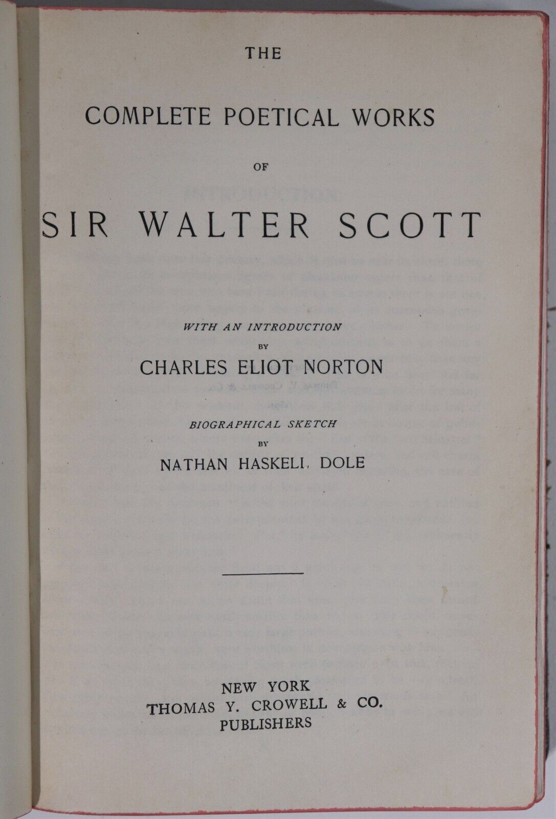 The Poetical Works Of Walter Scott by CE Norton - 1894 - Antique Poetry Book