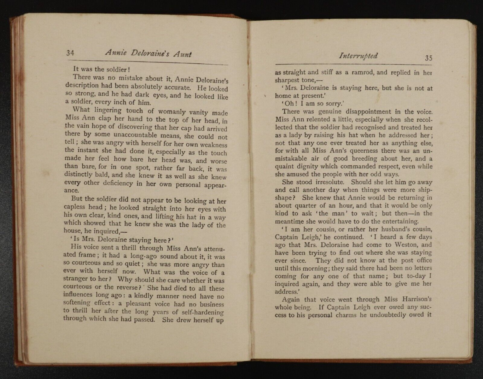 c1910 Annie Deloraine's Aunt by E.A. Bland Antique British Fiction Book RTS