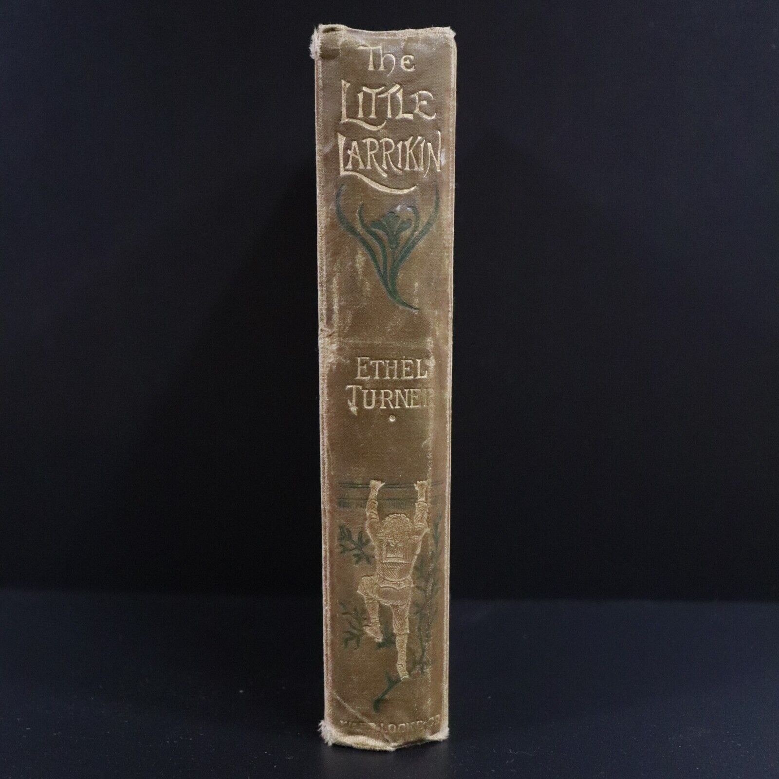 c1900 The Little Larrikin by Ethel Turner Antique Australian Fiction Book