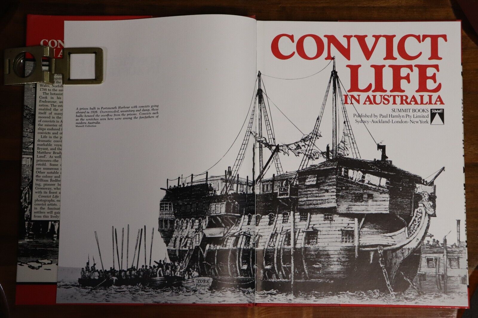 1977 Convict Life In Australia 1st Edition Australian Colonial History Book - 0