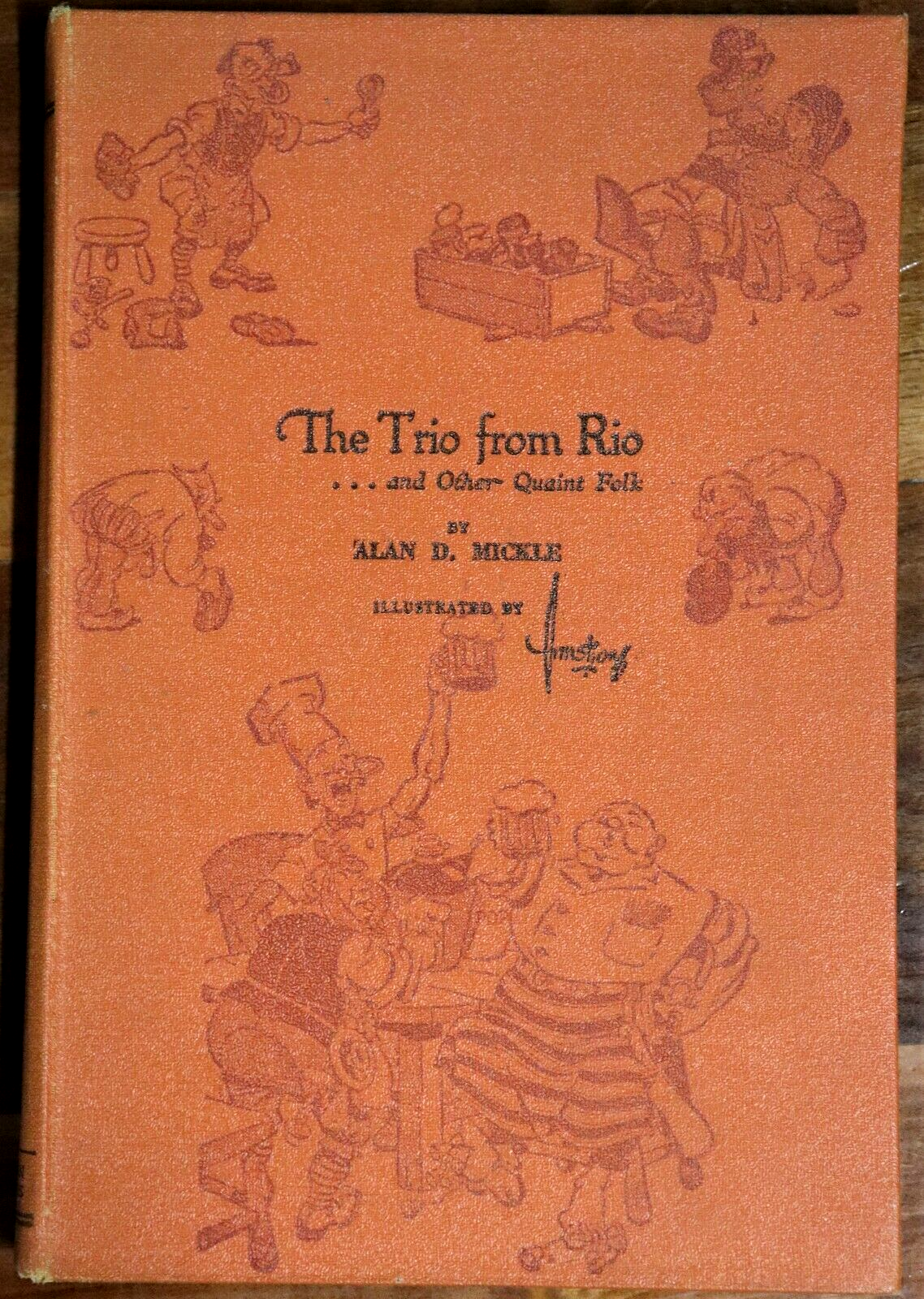 1942 The Trio From Rio by A. Mickle 1st Edition Australian Fiction Book