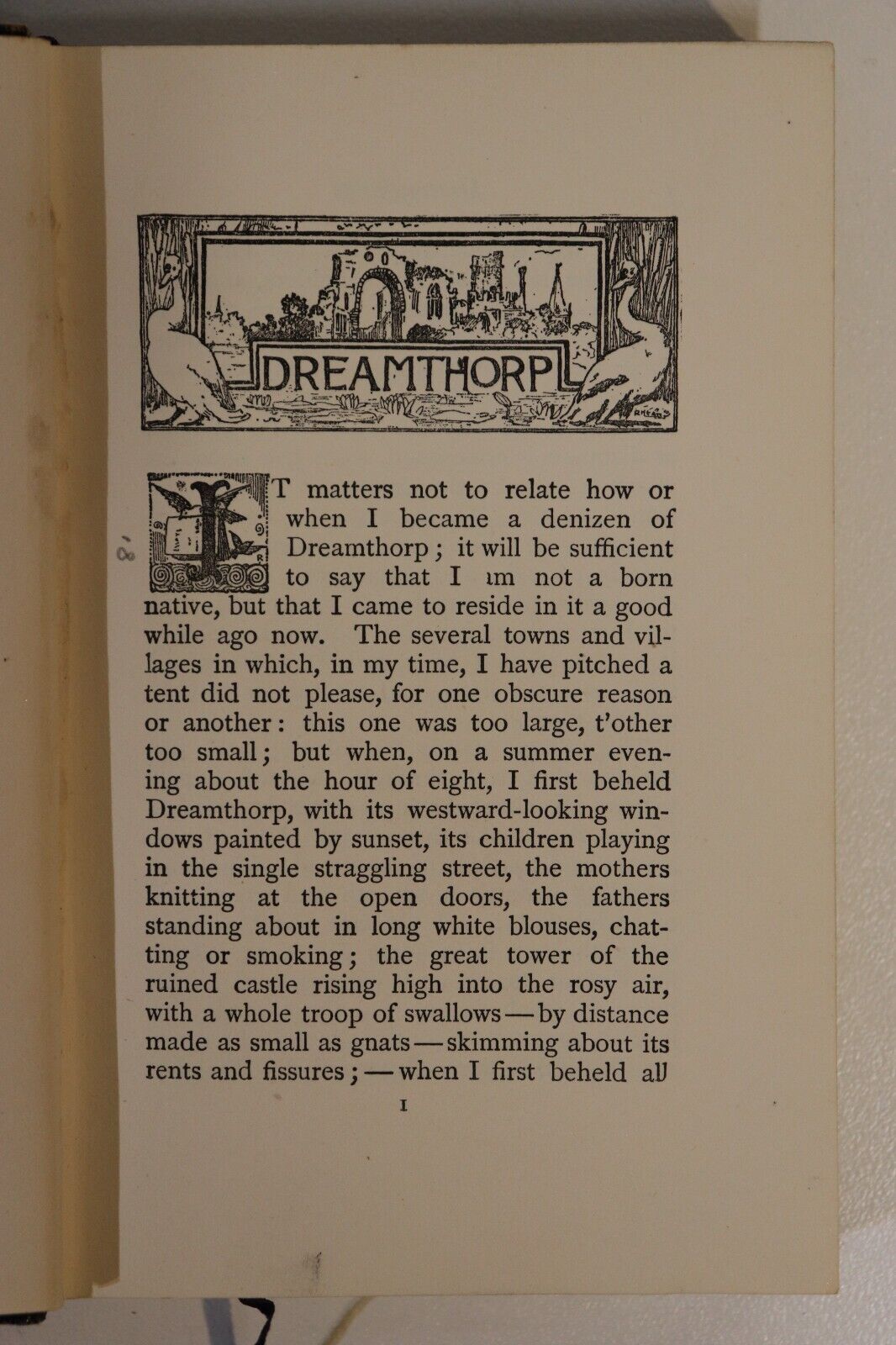 c1920 Dreamthorp by Alexander Smith Antique Literature Book