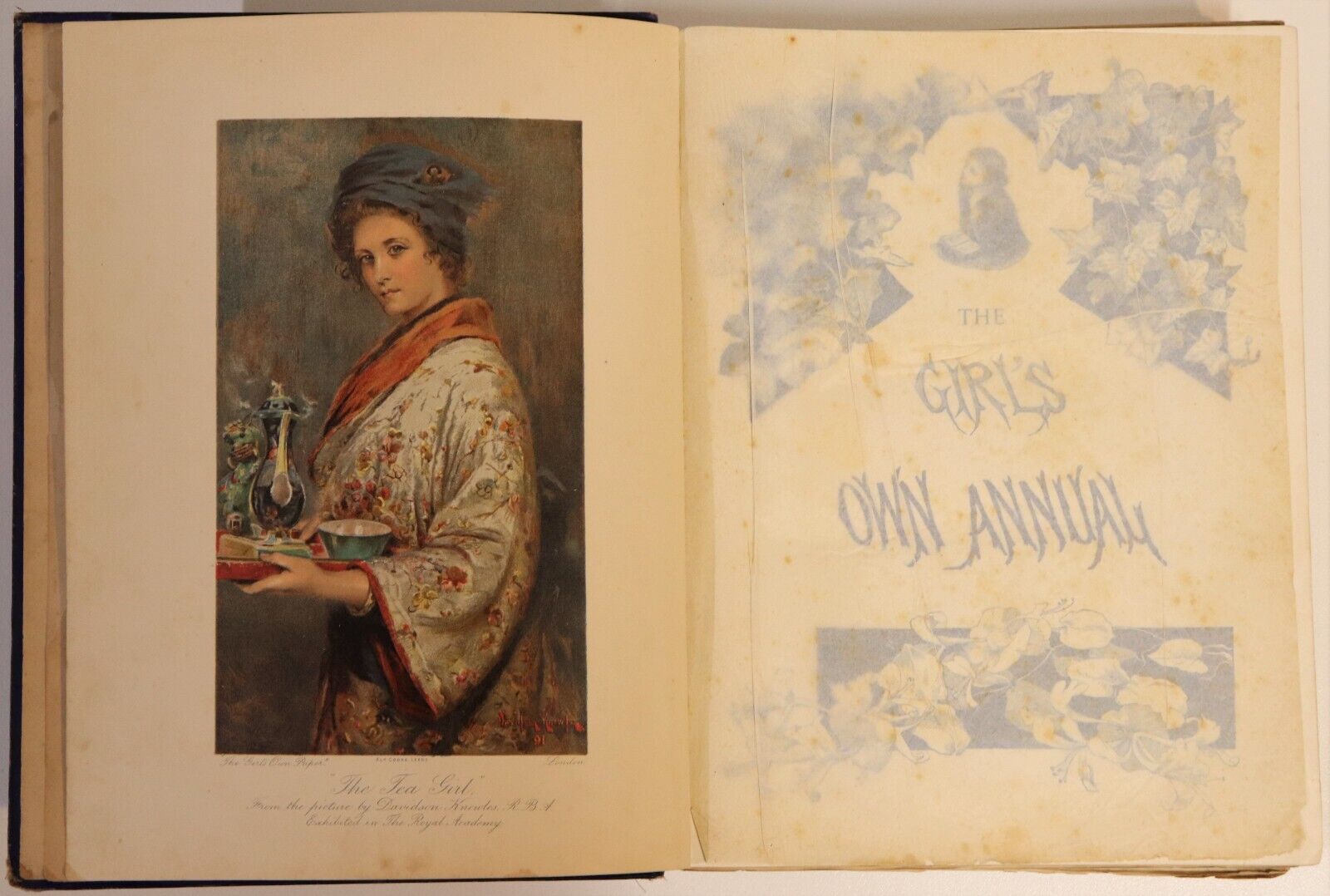 The Girl's Own Annual - 1892 - Antique Children's Book - 0