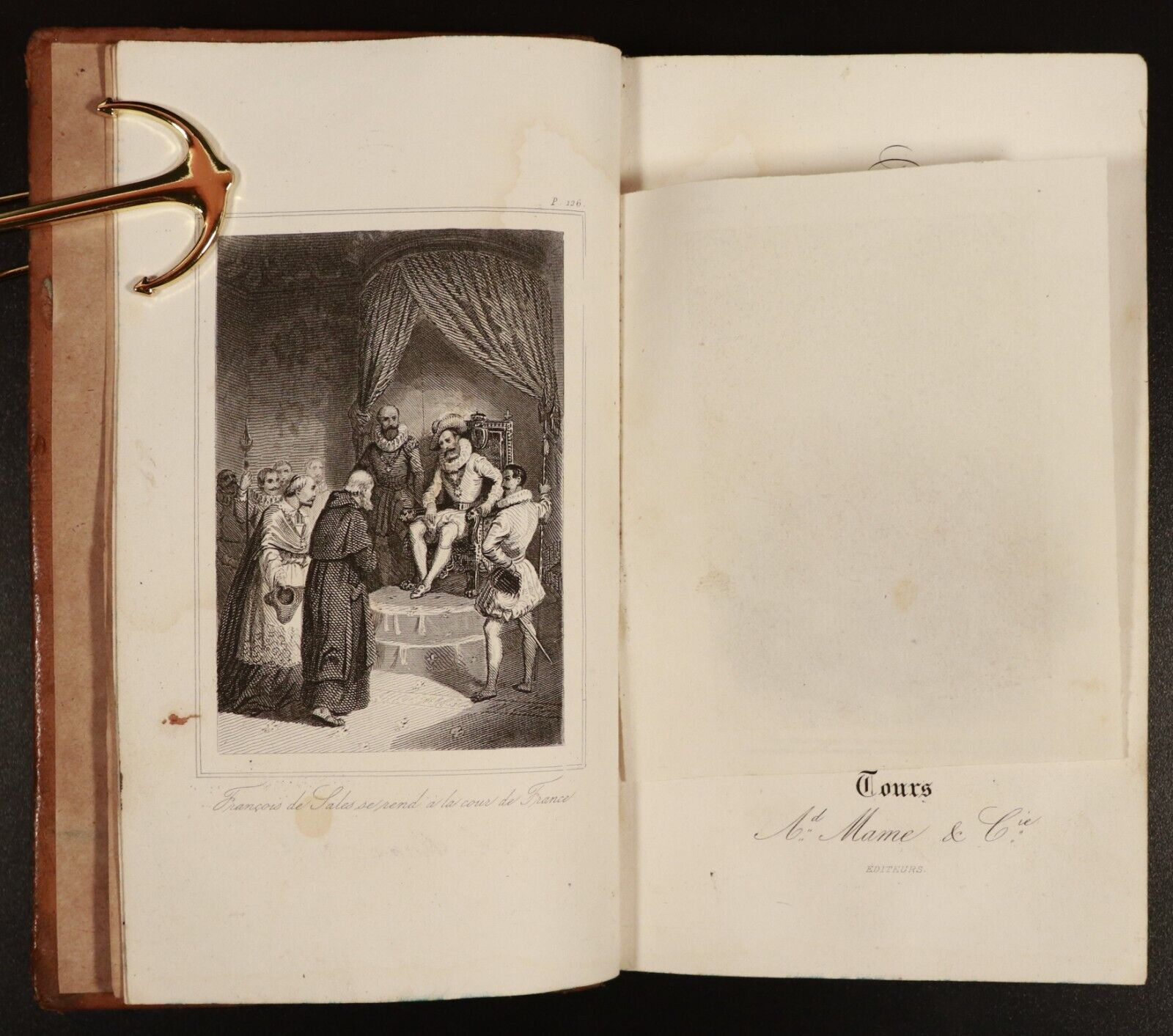 1852 Vie de Saint-François de Sales Antiquarian French Religious History Book