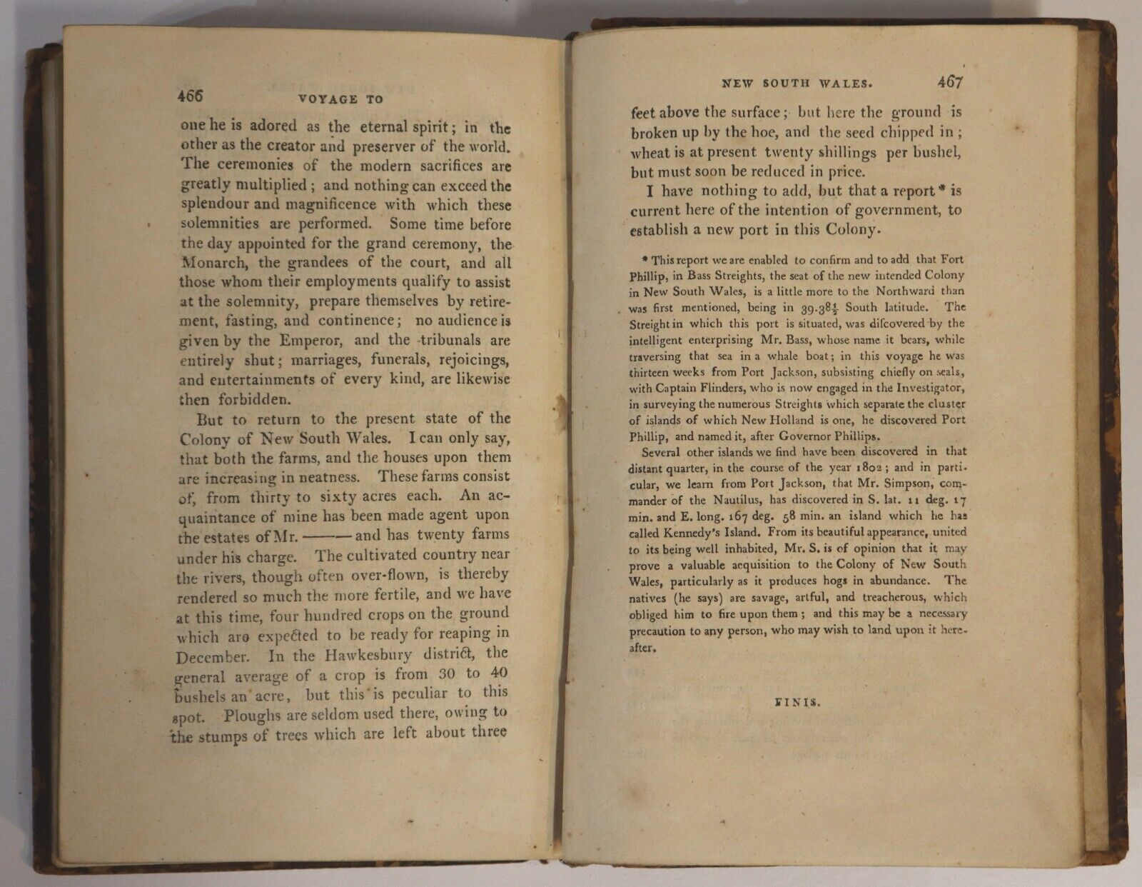 1803 Voyage To New South Wales by George Barrington Antiquarian Australian Book