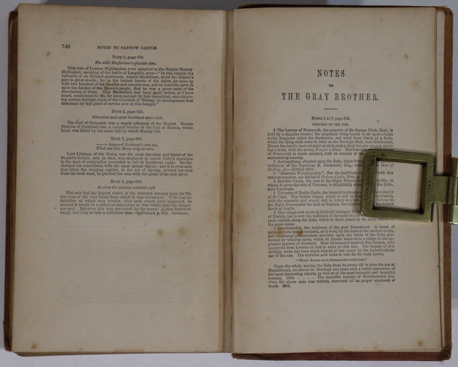 The Poetical Works Of Sir Walter Scott - 1853 - Antique Poetry Book