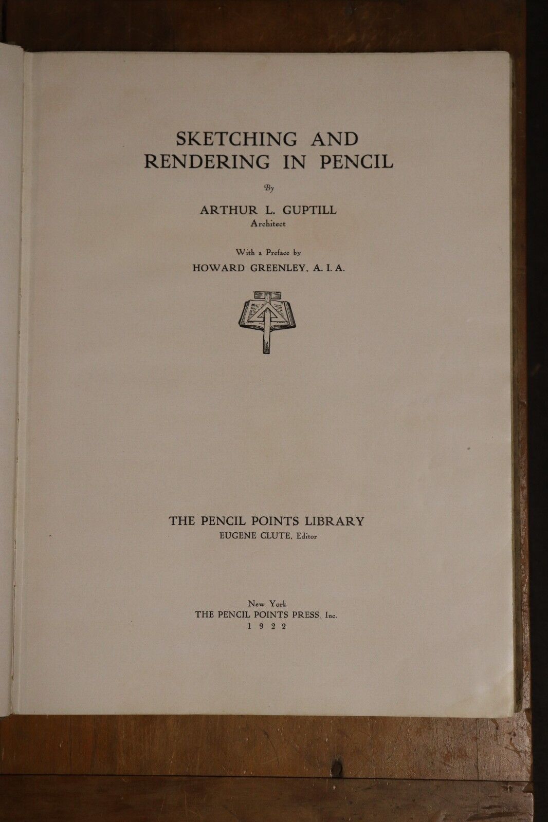 Sketching & Rendering In Pencil by Arthur L Guptill - 1922 - Antique Art Book - 0