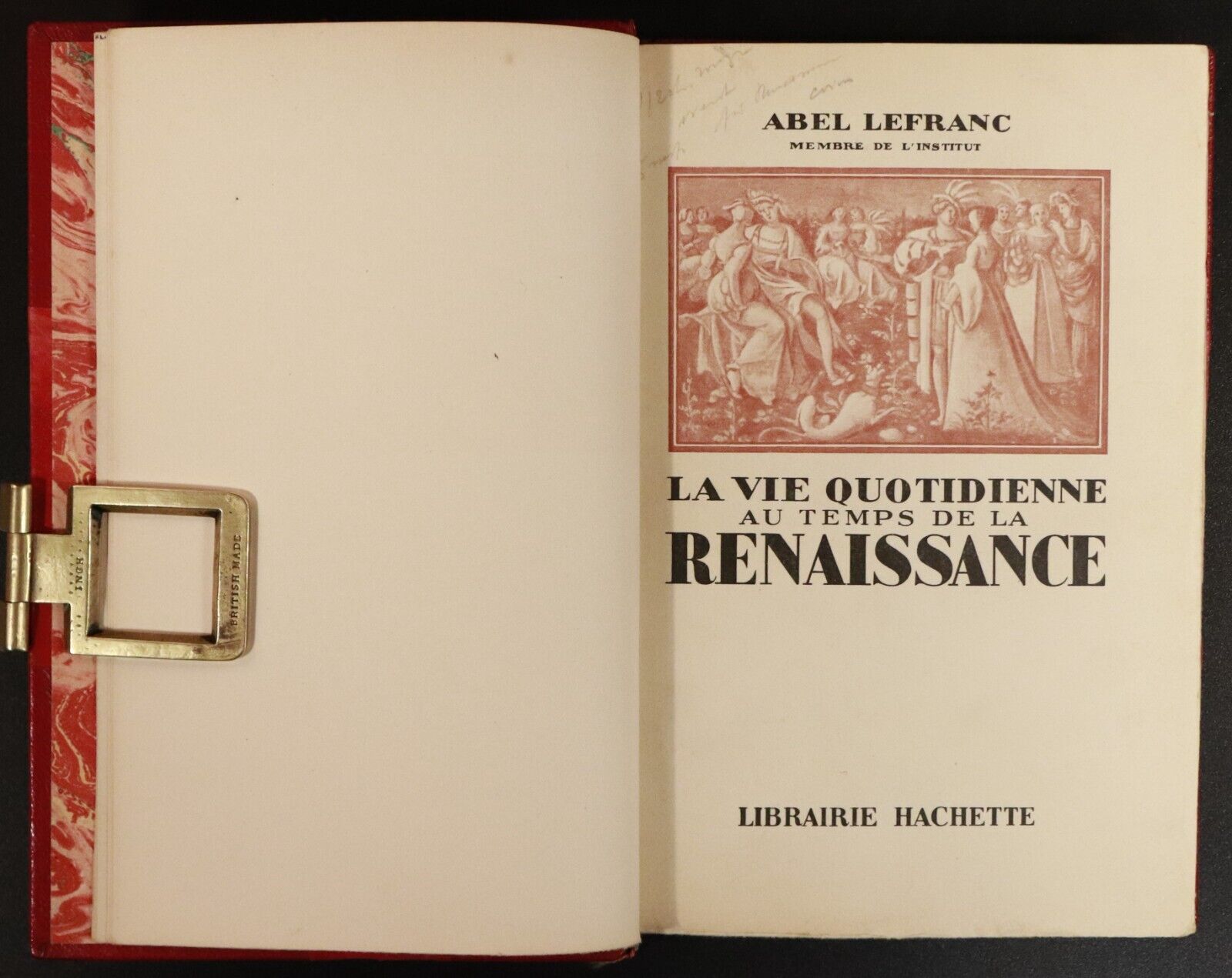 1938 La Vie Quotidienne Au Temps De La Renaissance French Book Fine Binding - 0