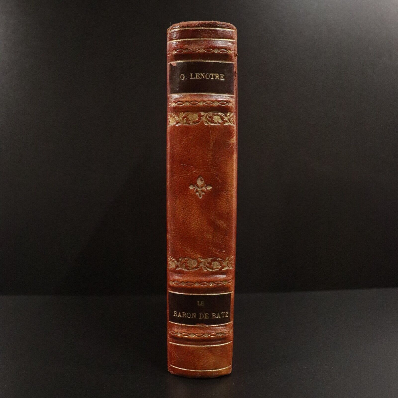 1902 Un Conspirateur Royaliste Baron de Batz Antique French Book Fine Binding - 0