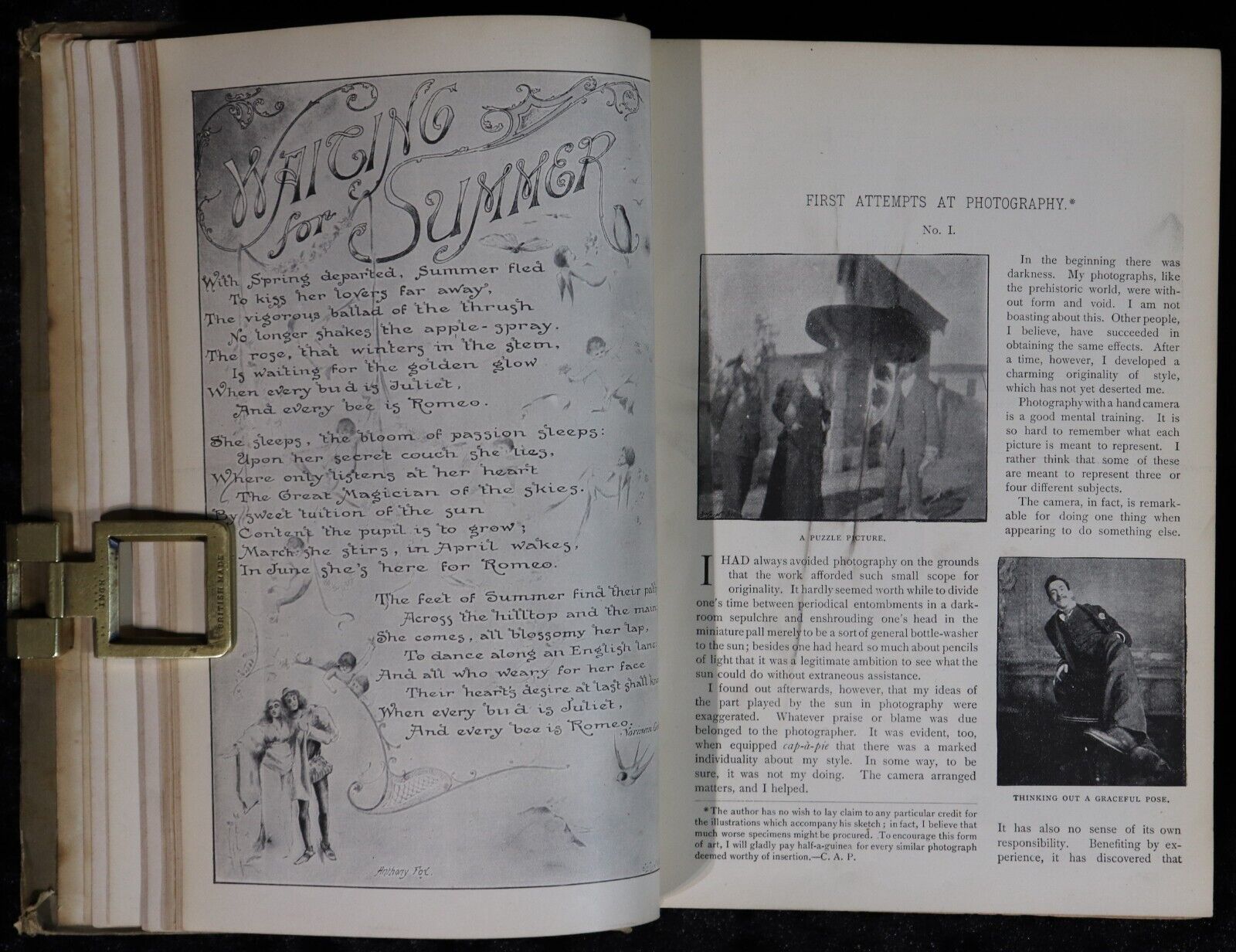 1896 Pearson's Magazine: Rudyard Kipling Antiquarian Literature Book