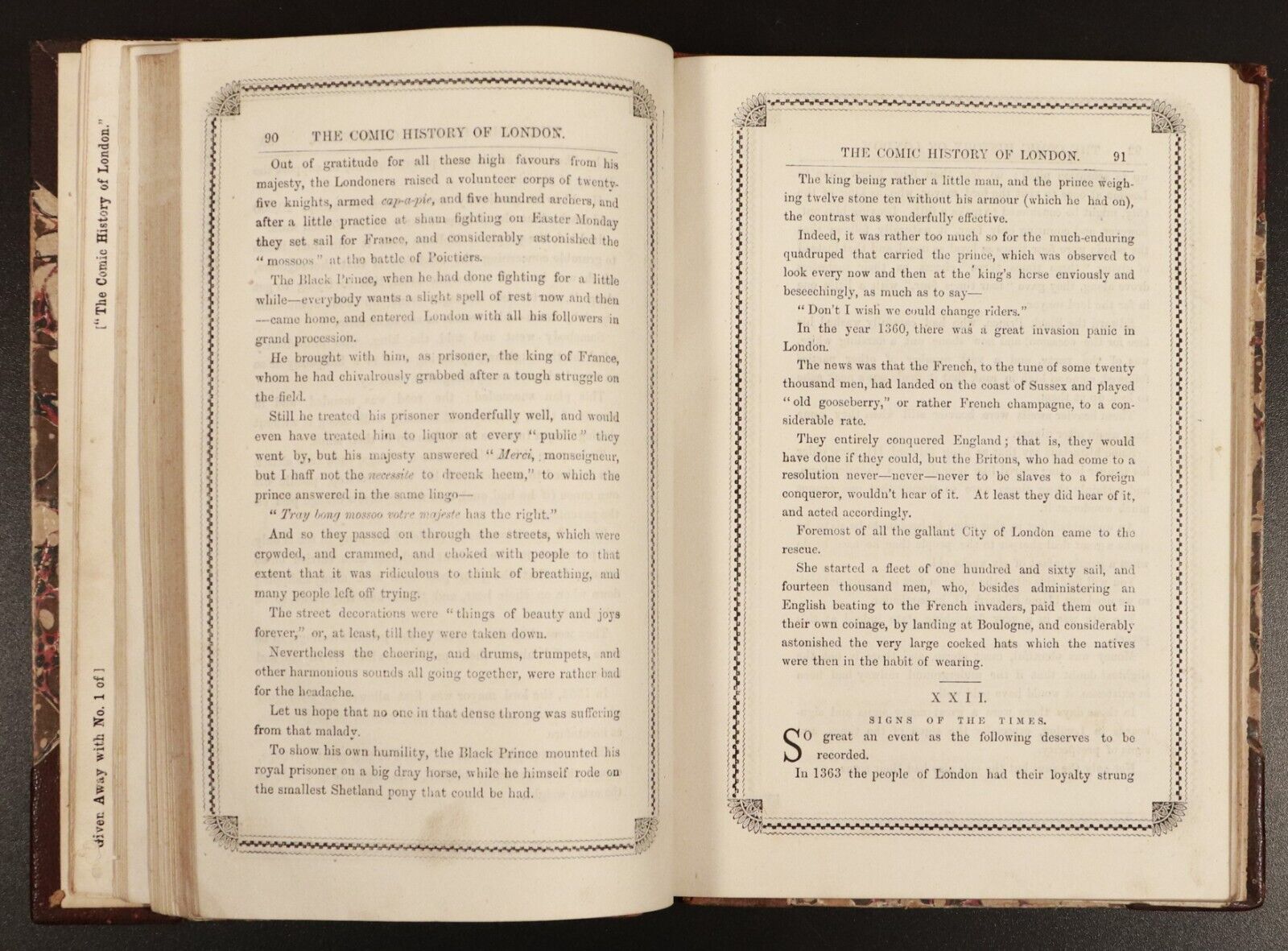 c1875 The Comic History Of London From Earliest Period Antiquarian History Book