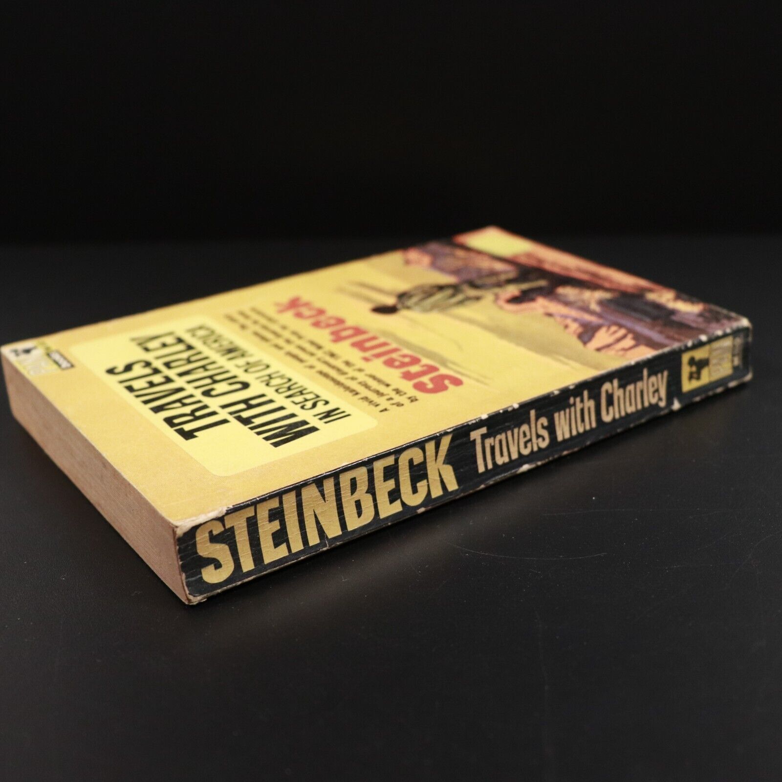 1965 Travels With Charley by John Steinbeck Vintage Fiction Book Paperback