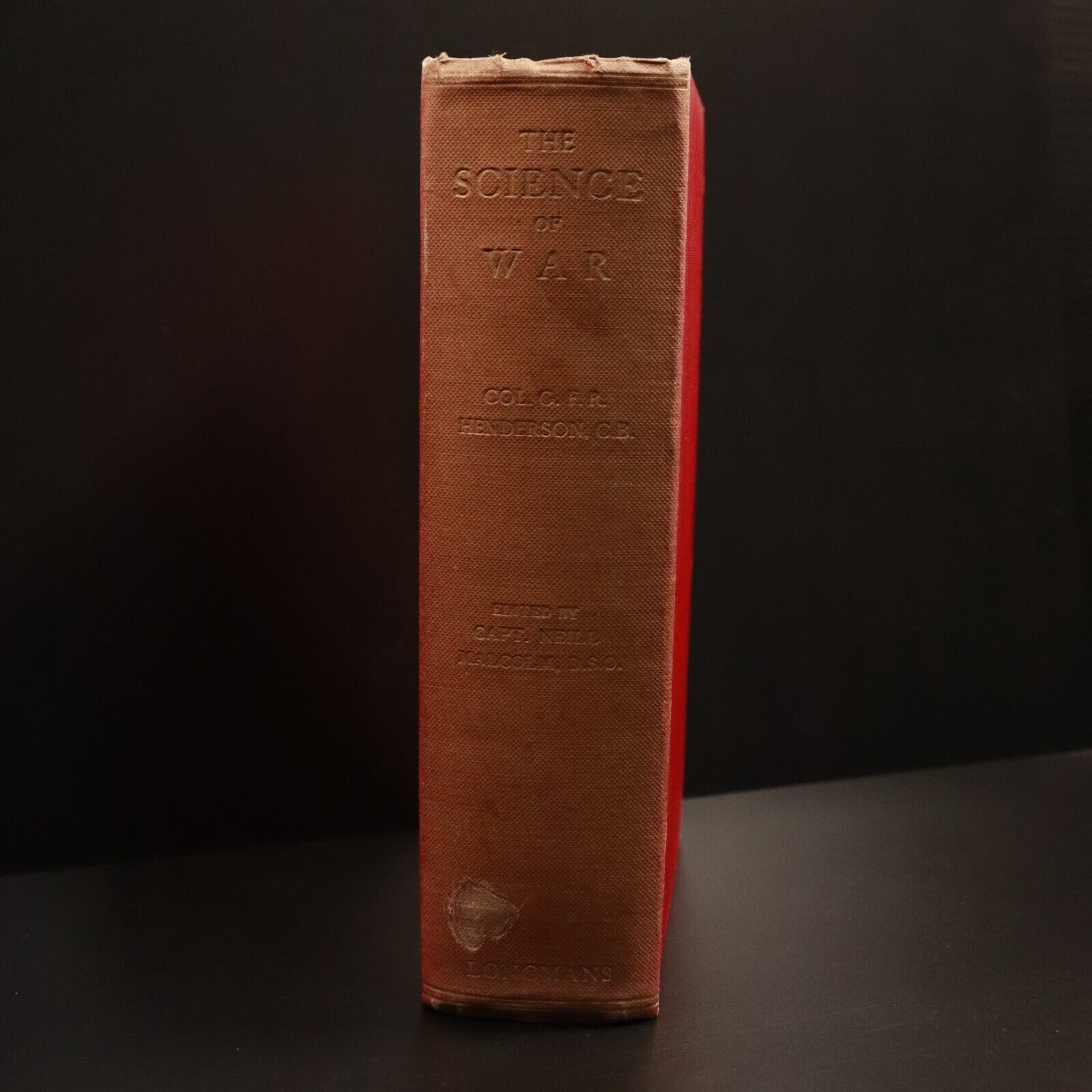 1927 The Science Of War by Colonel G.F.R Henderson Antique Military History Book