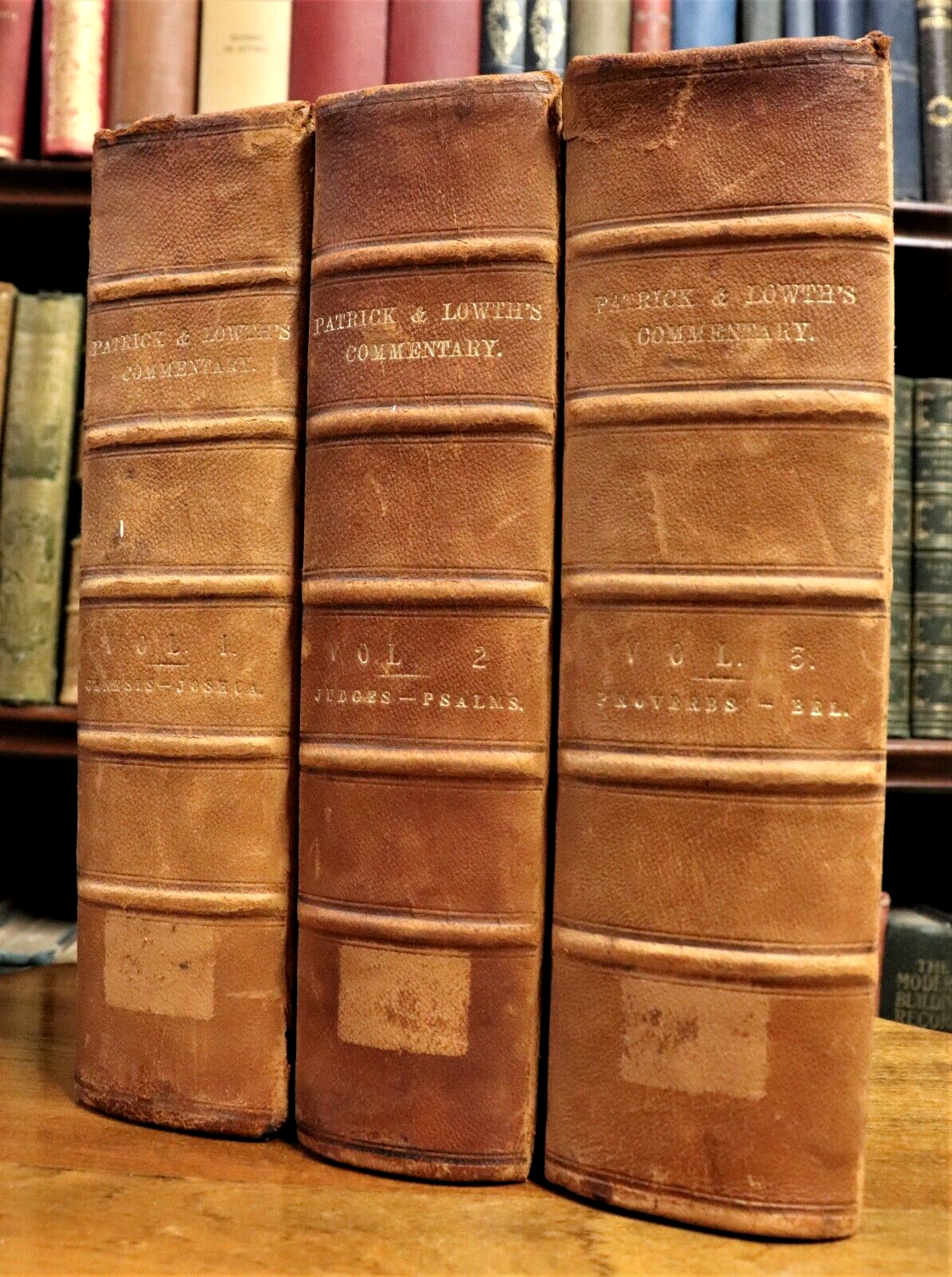 1851 3vol Commentary On Old & New Testament & Apocrypha Antiquarian Books
