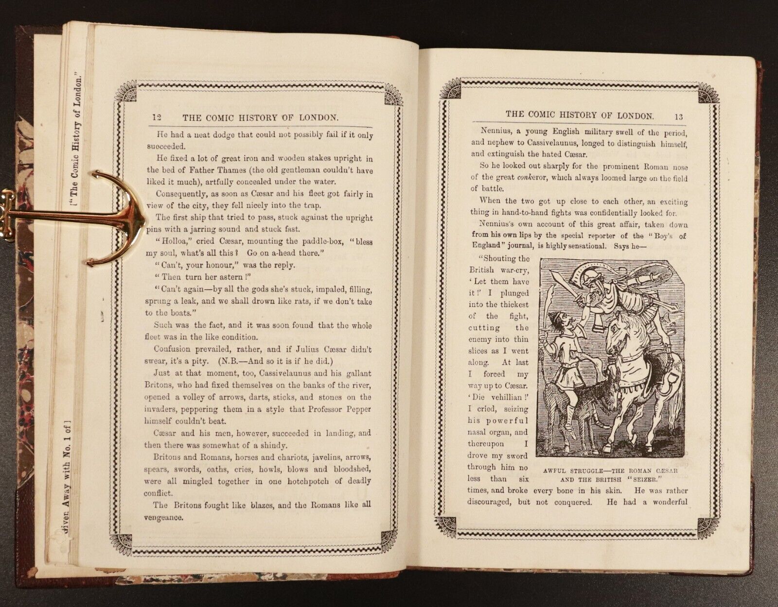 c1875 The Comic History Of London From Earliest Period Antiquarian History Book