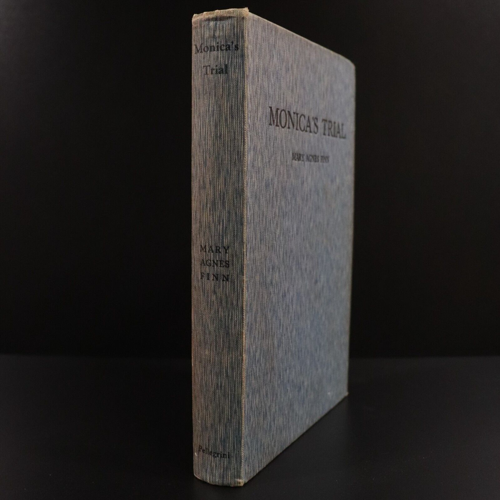 1929 Monica's Trial by Mary Agnes Finn 1st Edition Australian Fiction Book Rare