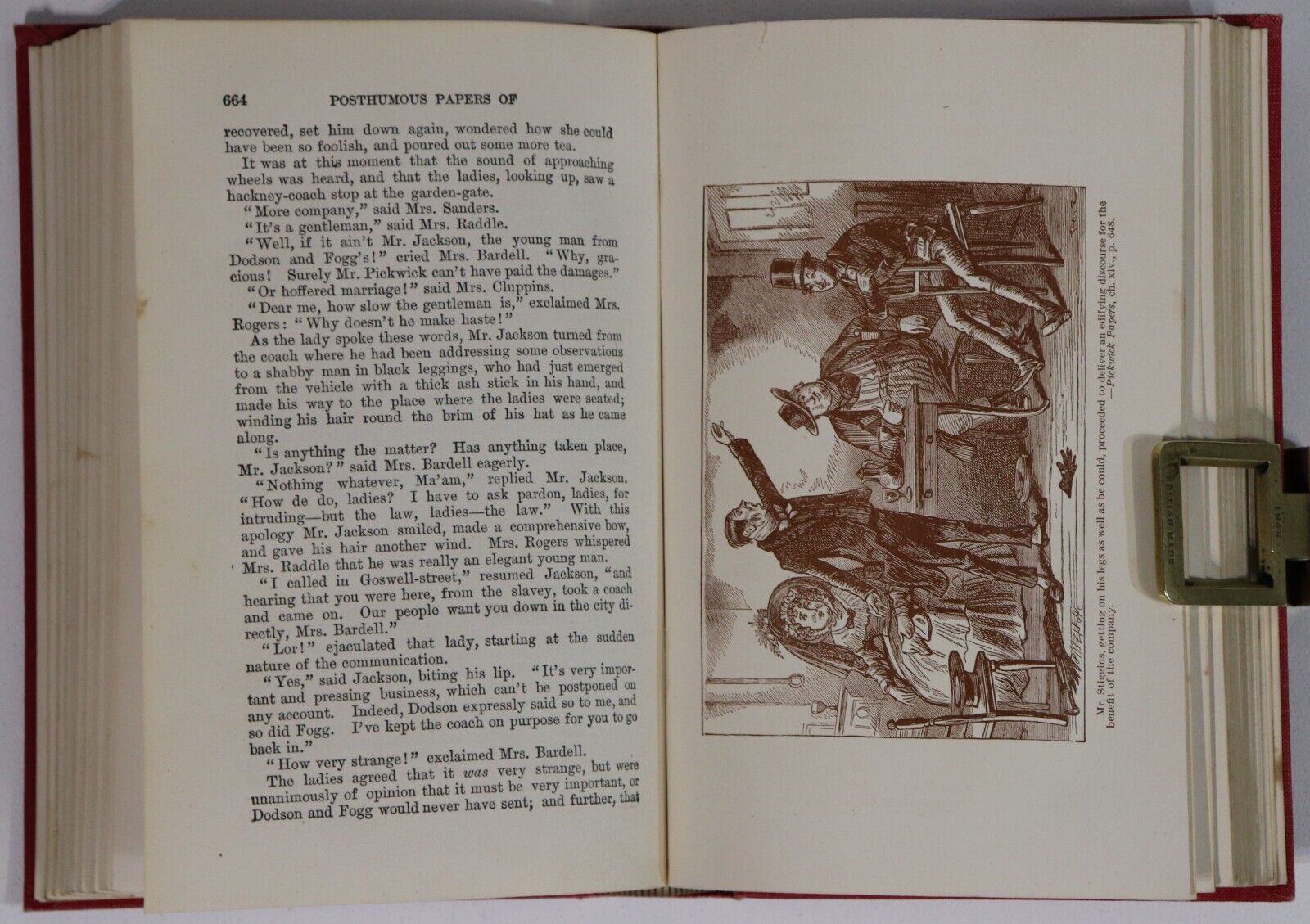 Pickwick Papers by Charles Dickens - 1911 - 2 Vol. Antique Fiction Book Set