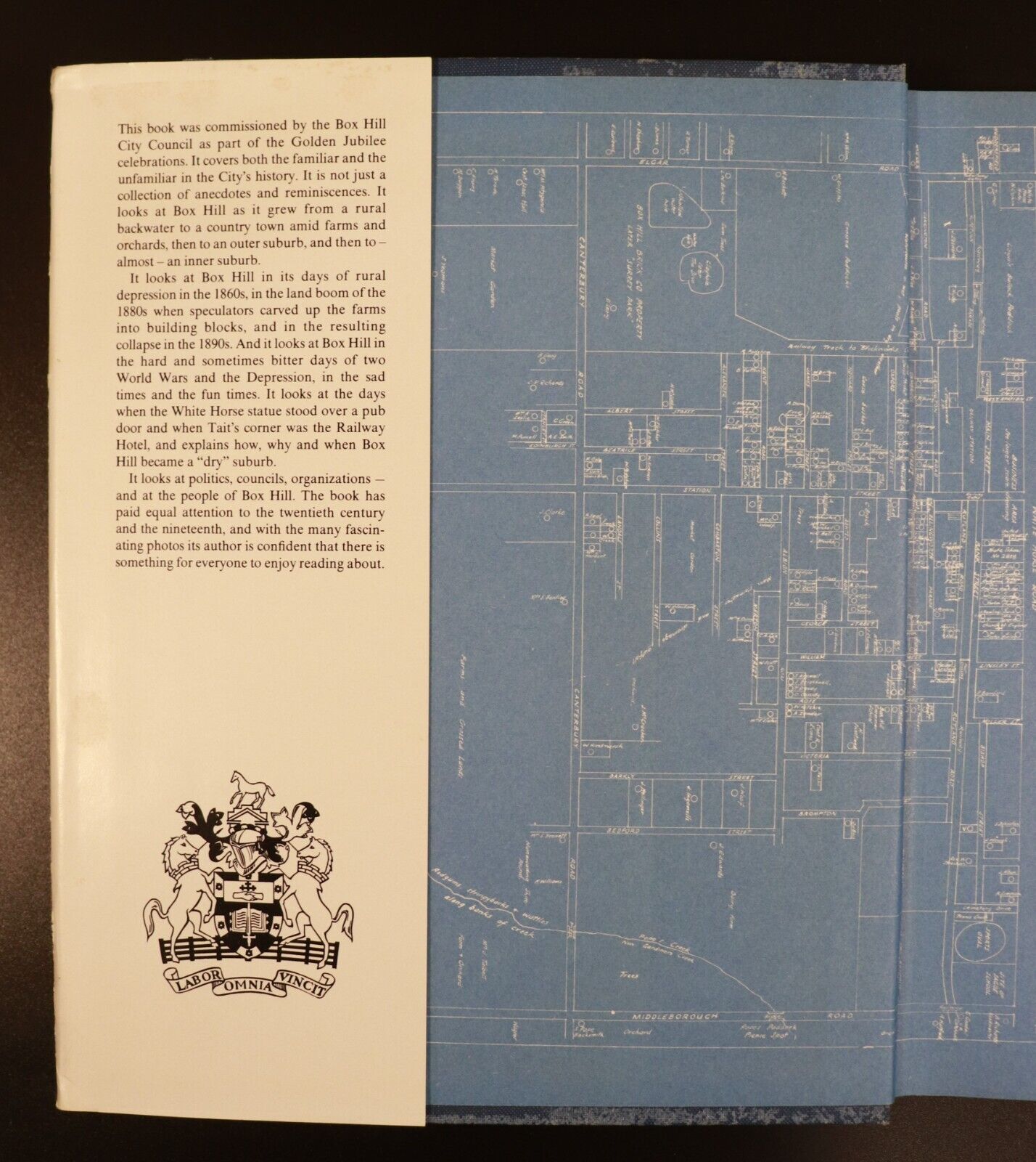 1978 Box Hill by Andrew Lemon Melbourne Australia Local History Book - 0