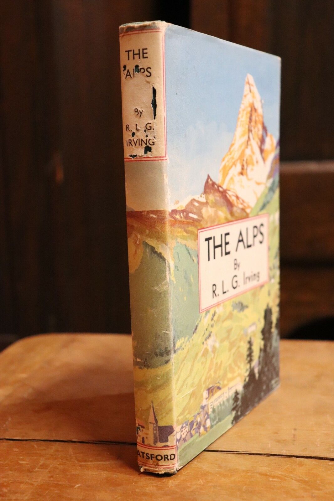 The Alps - R.L.G Irving - 1947 - Rare Antique Travel Book - Mountaineering - 0