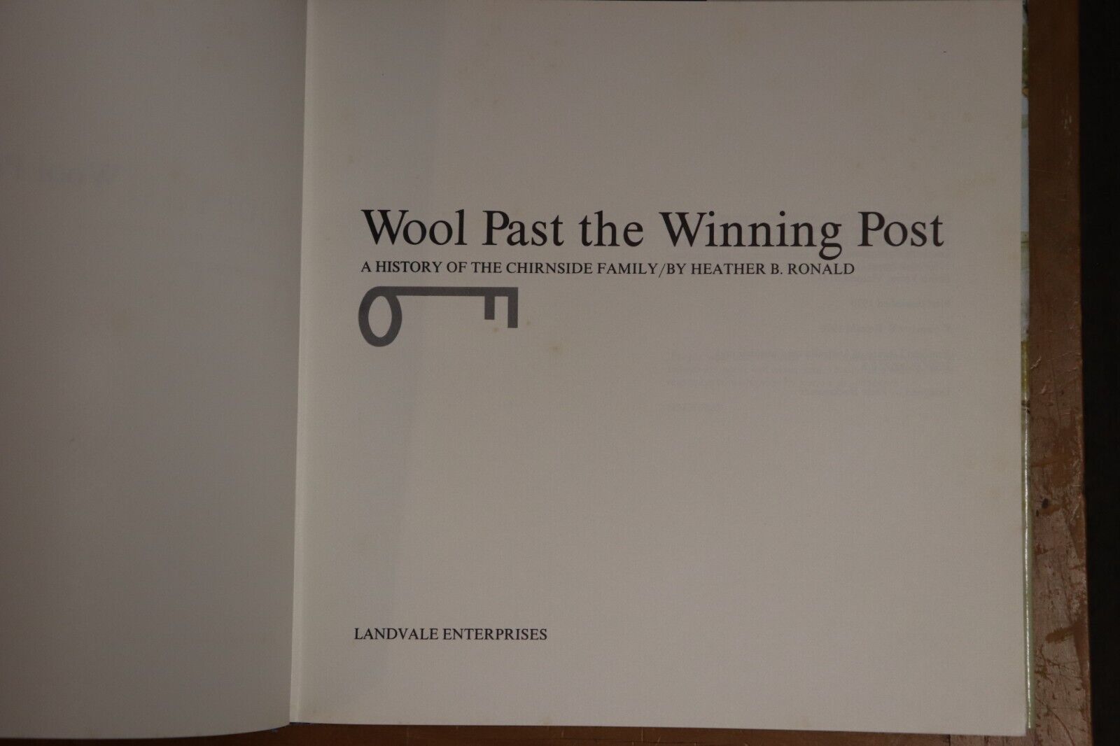 Wool Past the Winning Post - 1978 - 1st Edition Australian History Book - 0