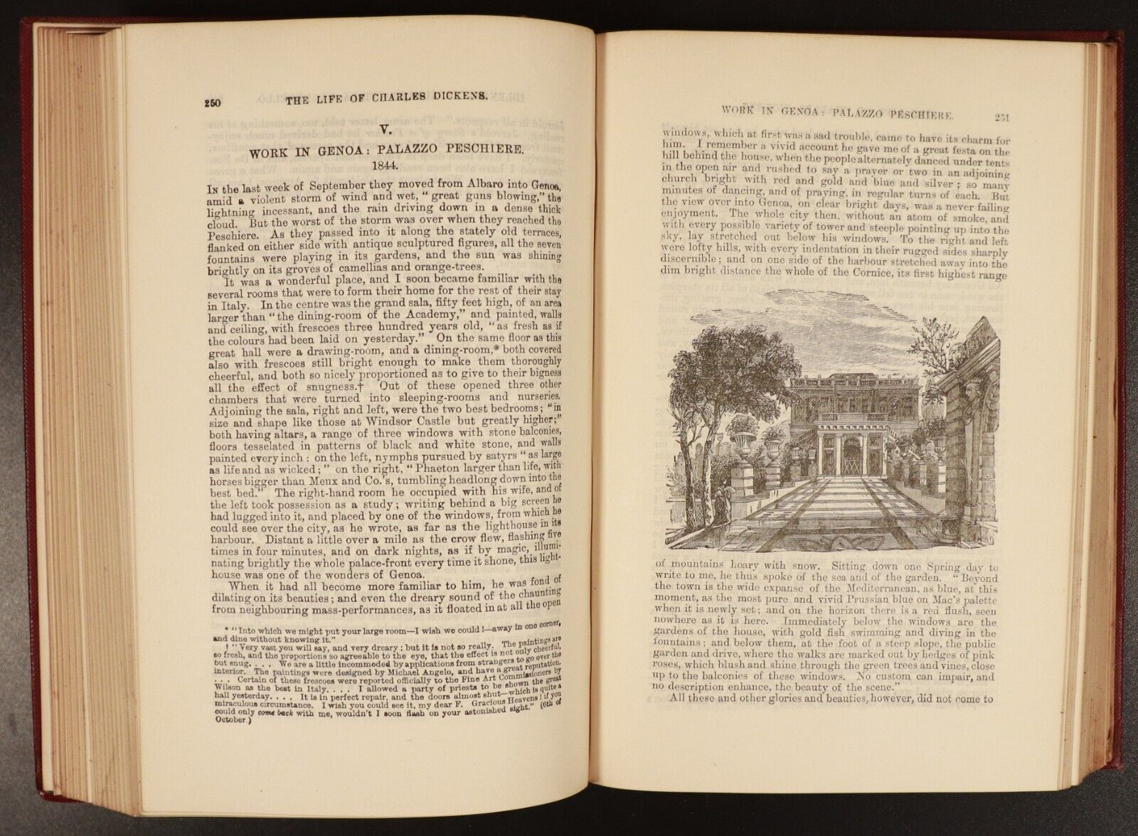 c1890 The Life Of Charles Dickens by John Forster Antique Author Biography Book