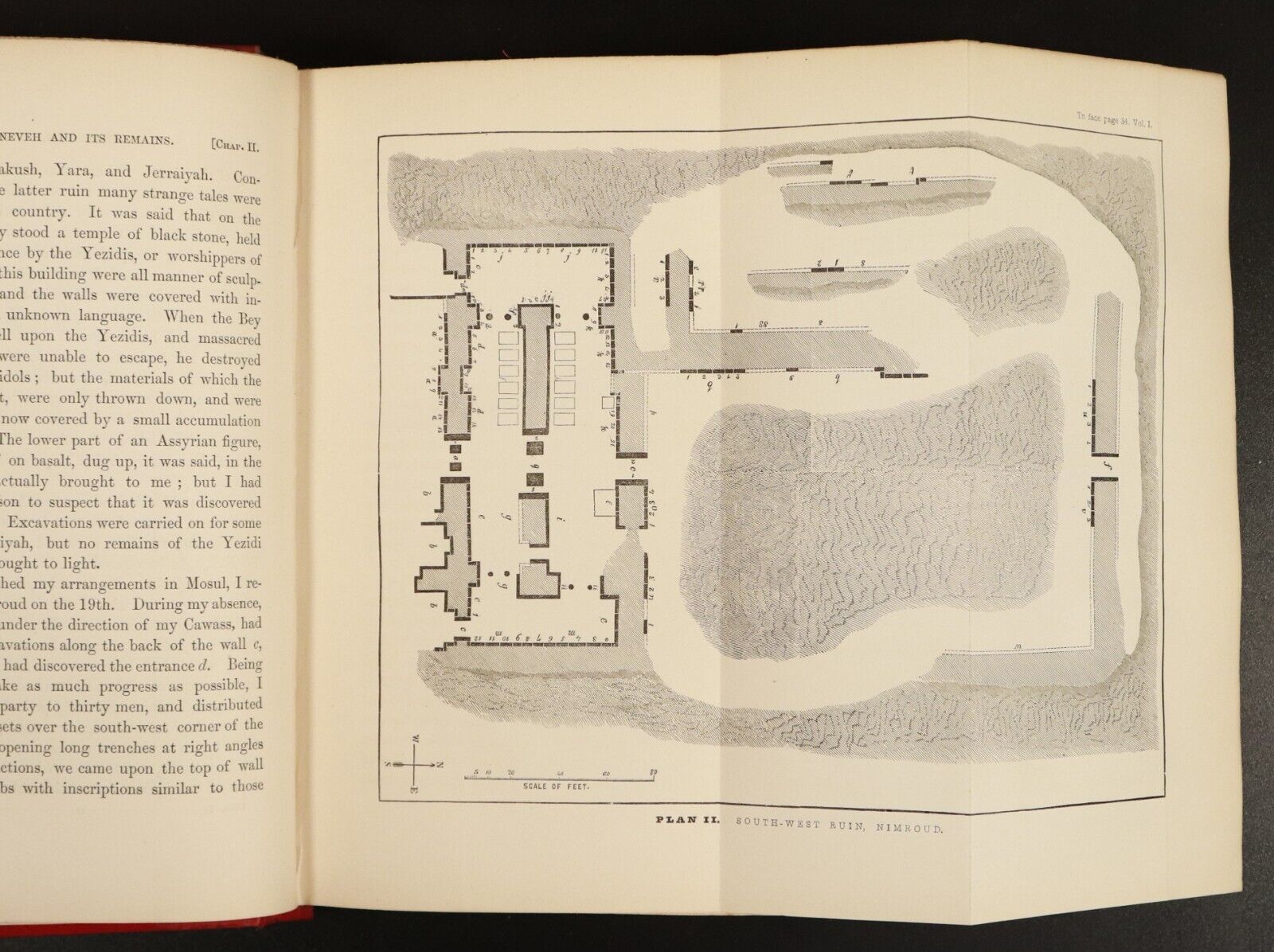 1850 2vol Nineveh And Its Remains by A.H. Layard Antiquarian Book Set Babylon