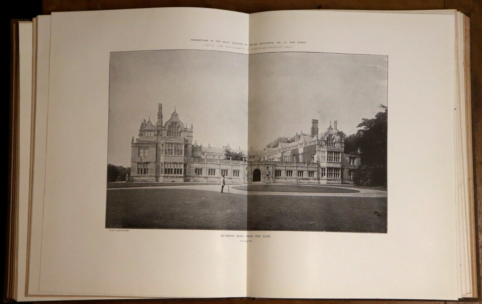 1890 Royal Institute British Architects Transactions Antique Architecture Book