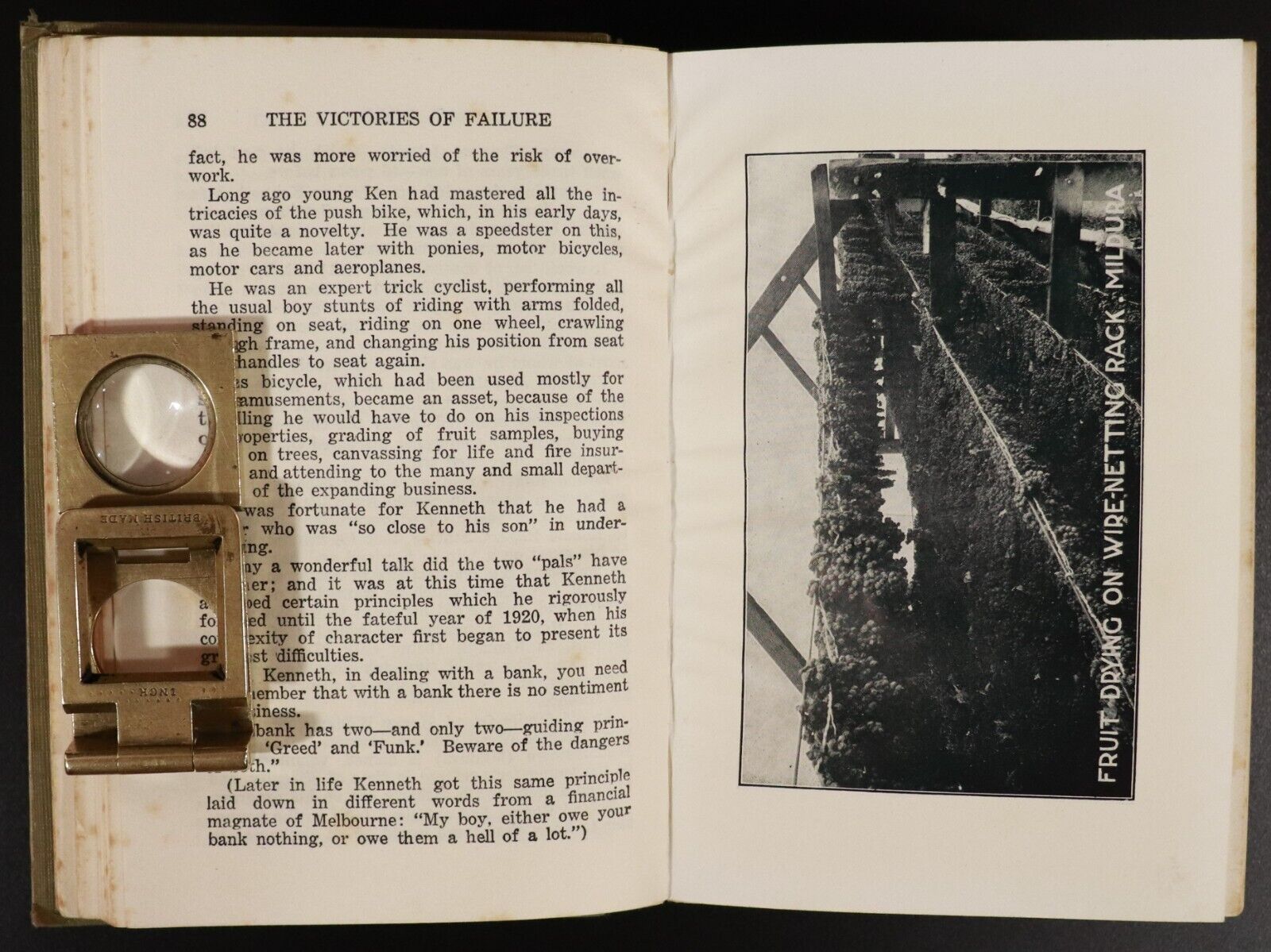 1925 The Victories Of Failure 1st Ed by C.J. De Garis Australian Fiction Book