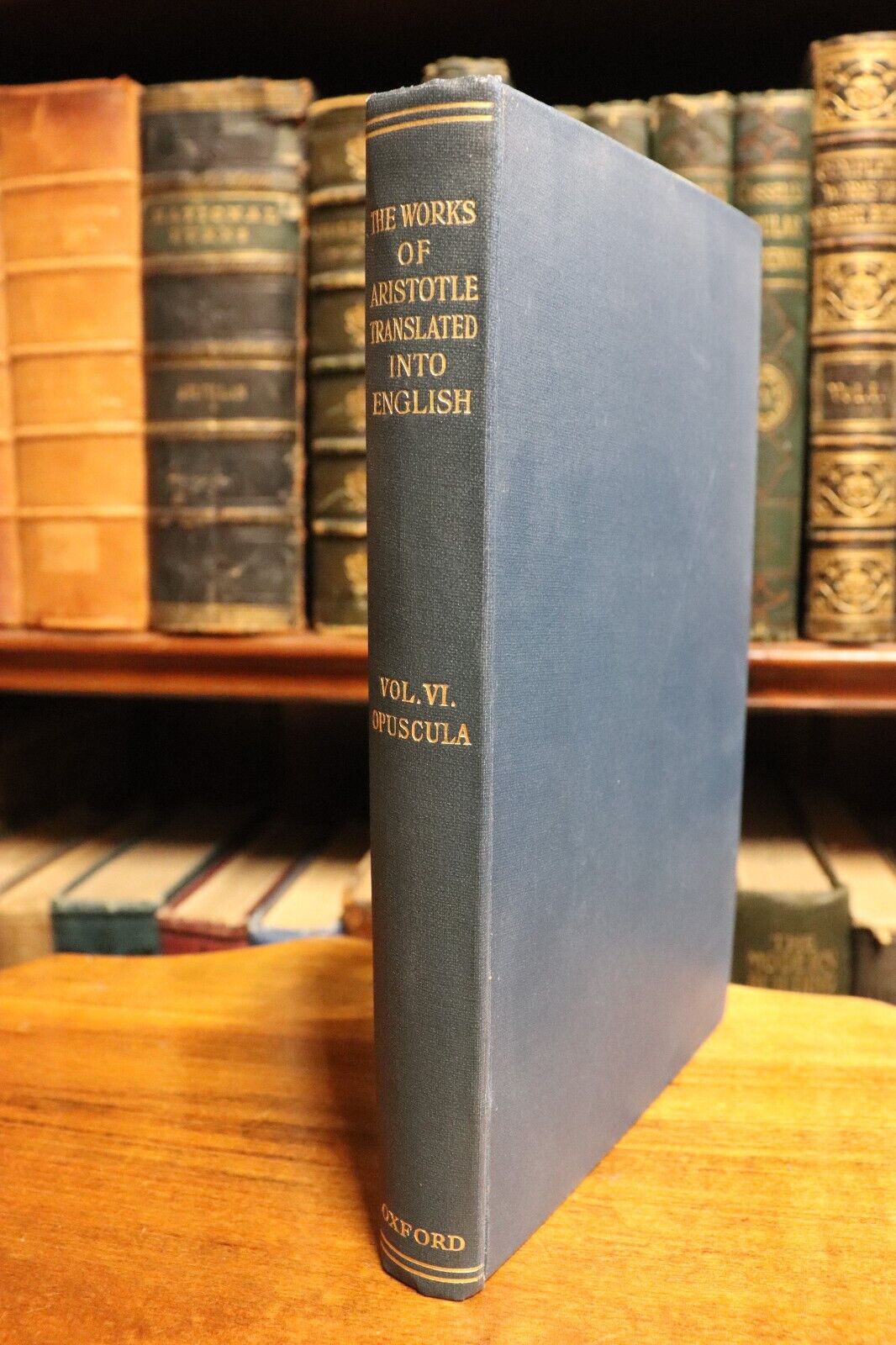 The Works Of Aristotle Vol. VI Opuscula - 1913 - 1st Ed. Antique Philosophy Book - 0