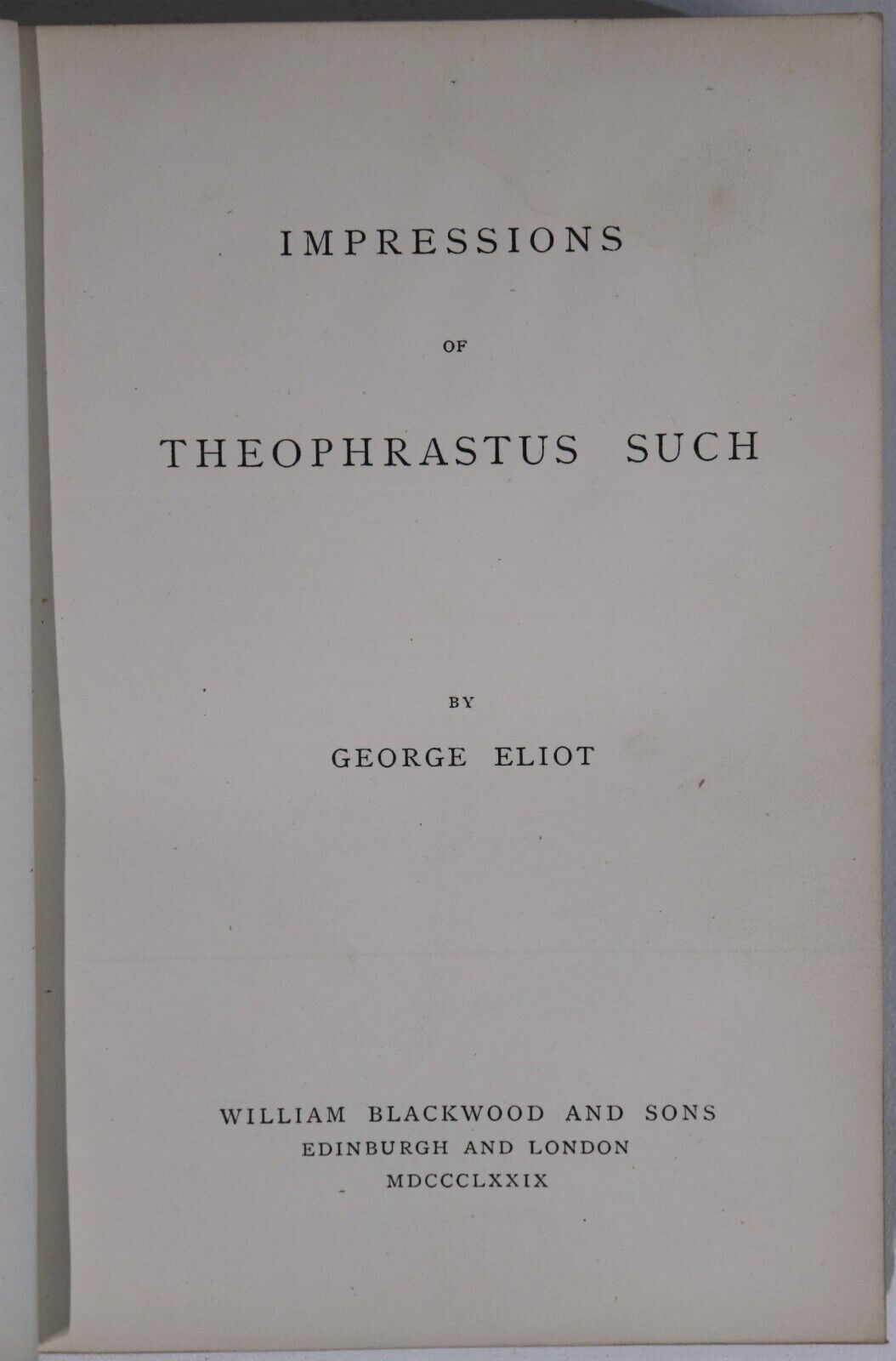 c1880 5vol George Eliot's Novels Antique English Fiction Book Collection