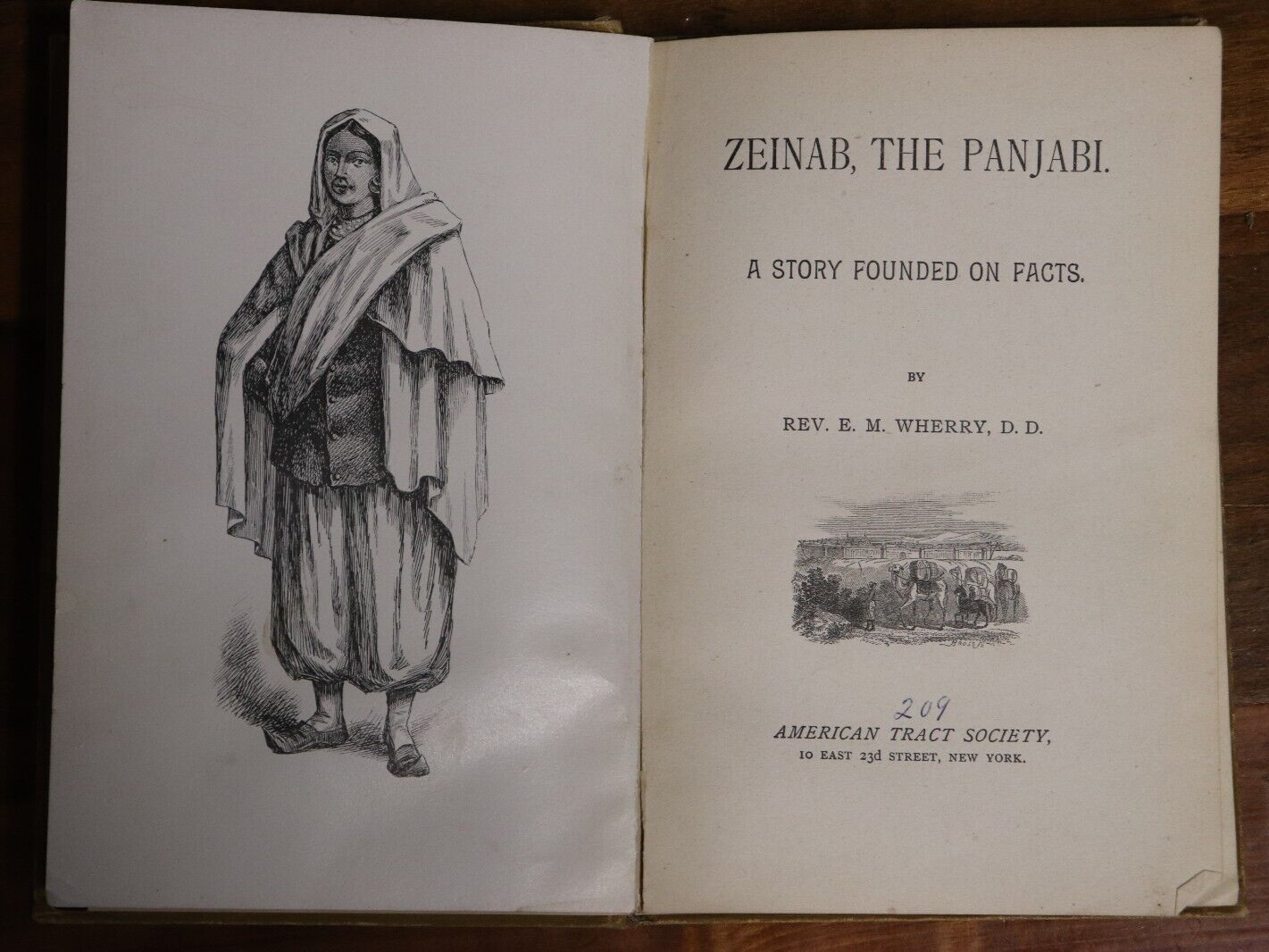 Zeinab The Panjabi by Rev. E.M. Wherry - 1895 - 1st Ed. Antique Theology Book - 0