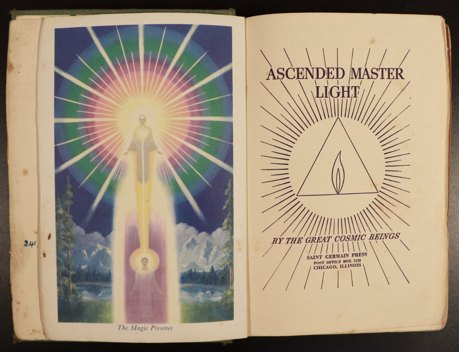 1935 4vol The Saint Germain Series Godfre' Ray King Antique Spirituality Books