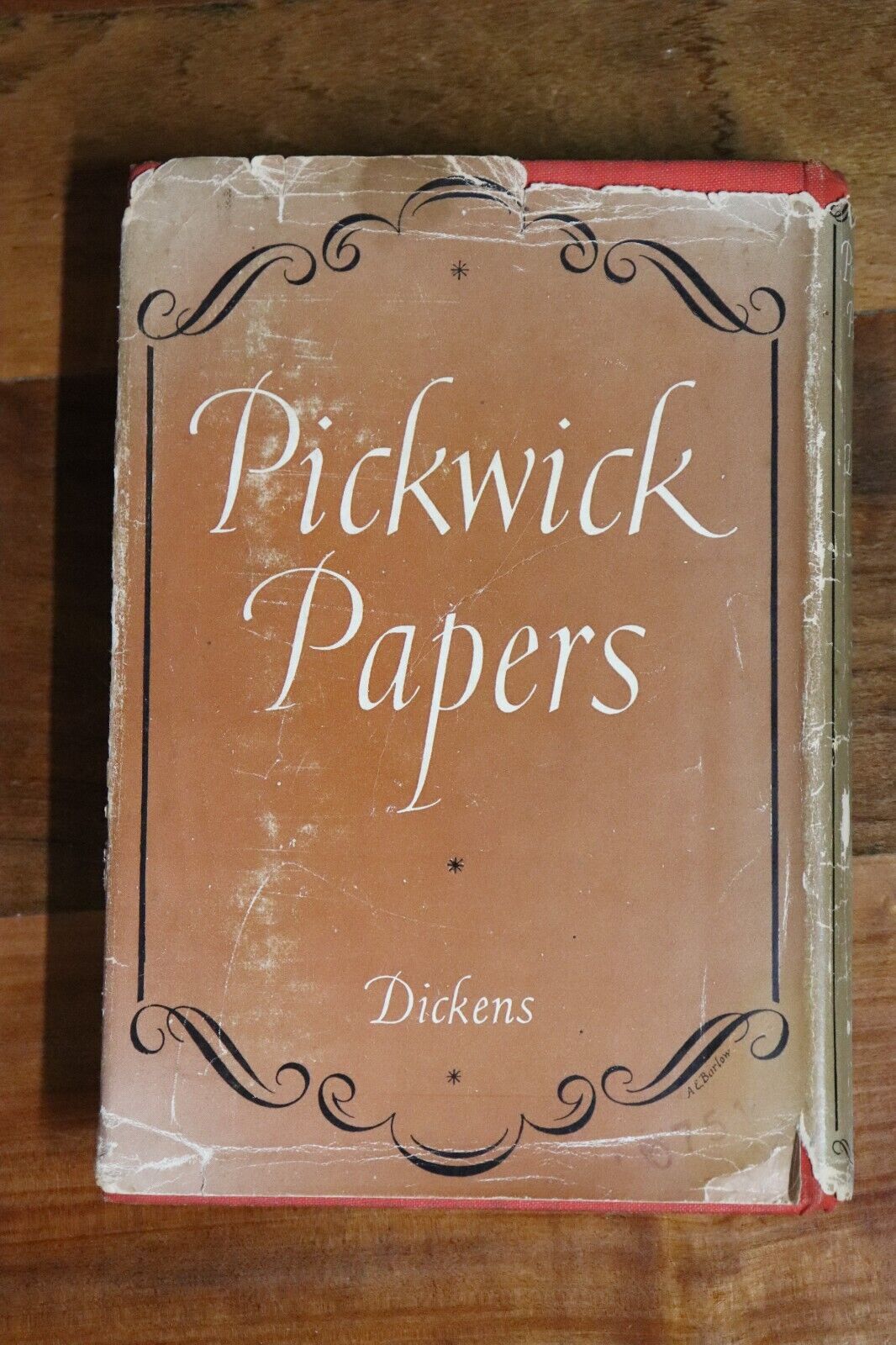 The Pickwick Club by Charles Dickens - c1930 - Antique Classic Literature Book