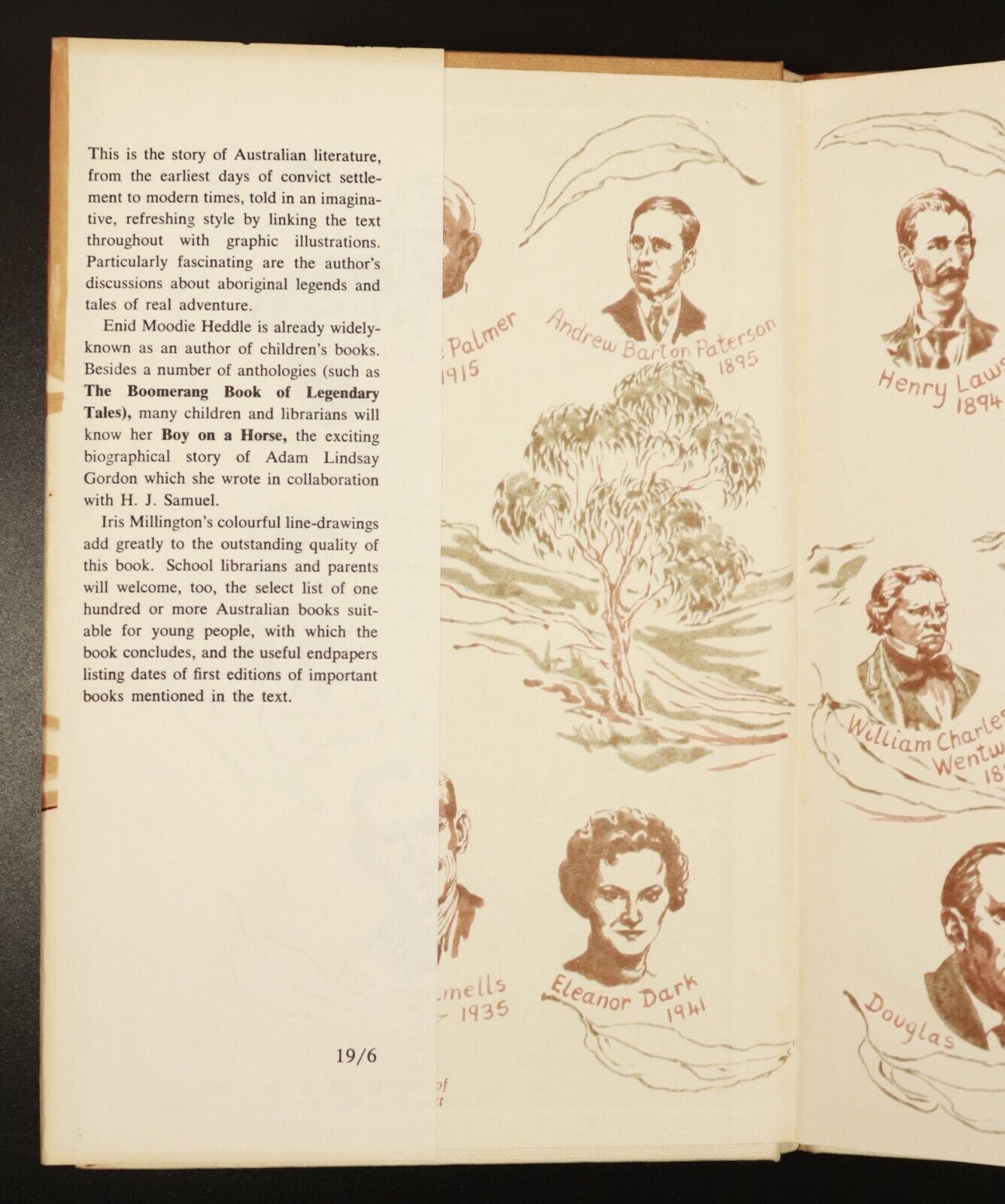 1962 How Australian Literature Grew by E.M. Heddle & I. Millington Vintage Book - 0
