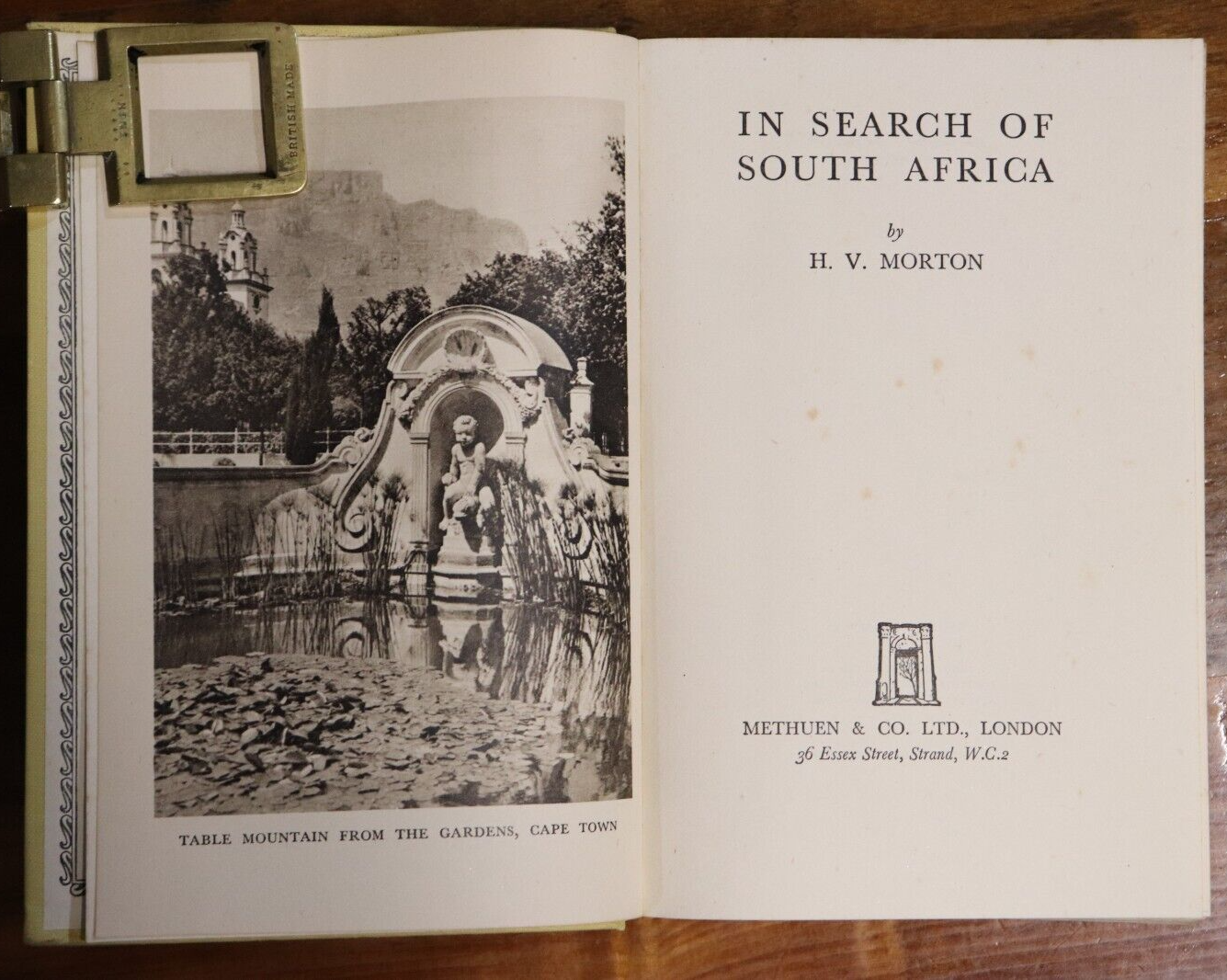 In Search Of South Africa by HV Morton - 1949 -  Antique Travel & Adventure Book - 0