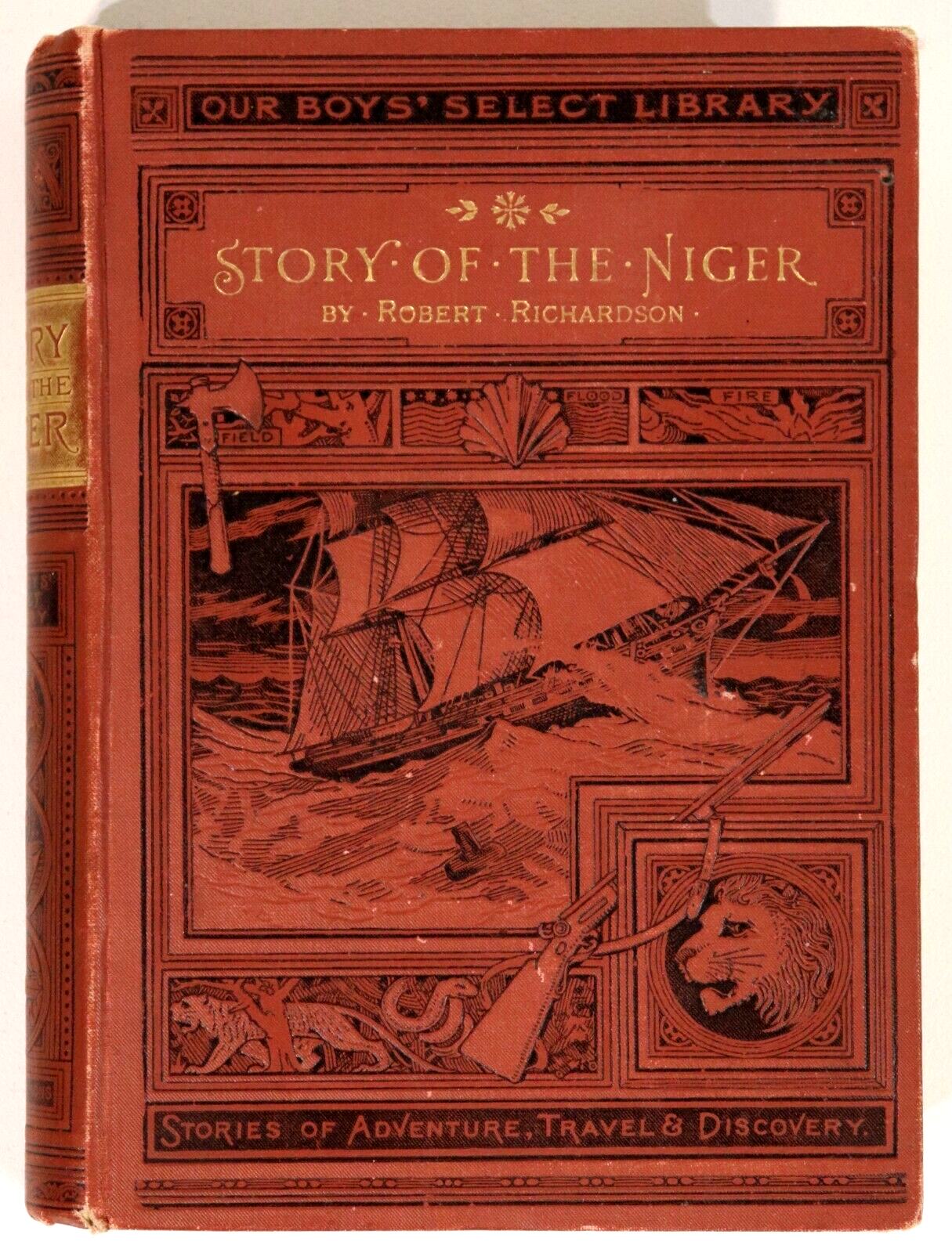 Story Of The Niger by Robert Richardson - 1898 - AntiqueAfrican History Book