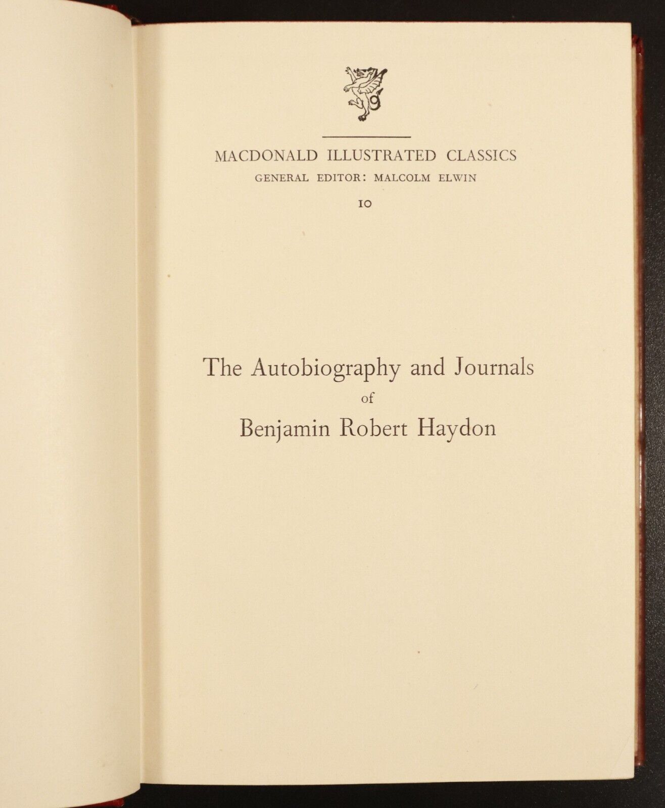 1950 The Journals Of Benjamin Robert Haydon Vintage British Art History Book - 0