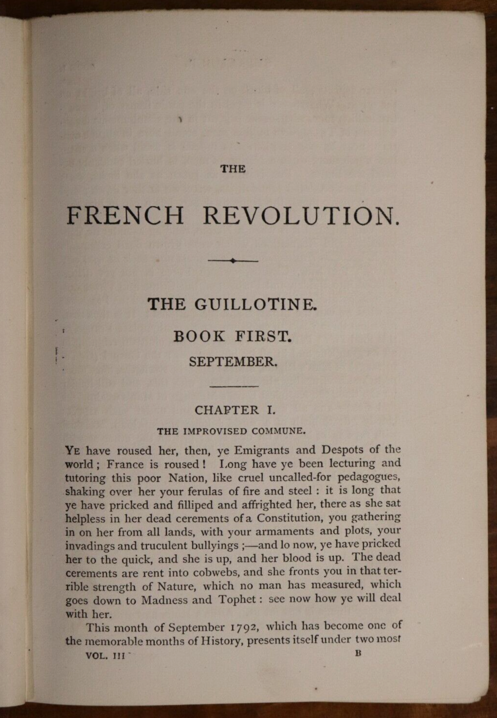 c1870 3vol The French Revolution: A History by Thomas Carlyle Antiquarian Books