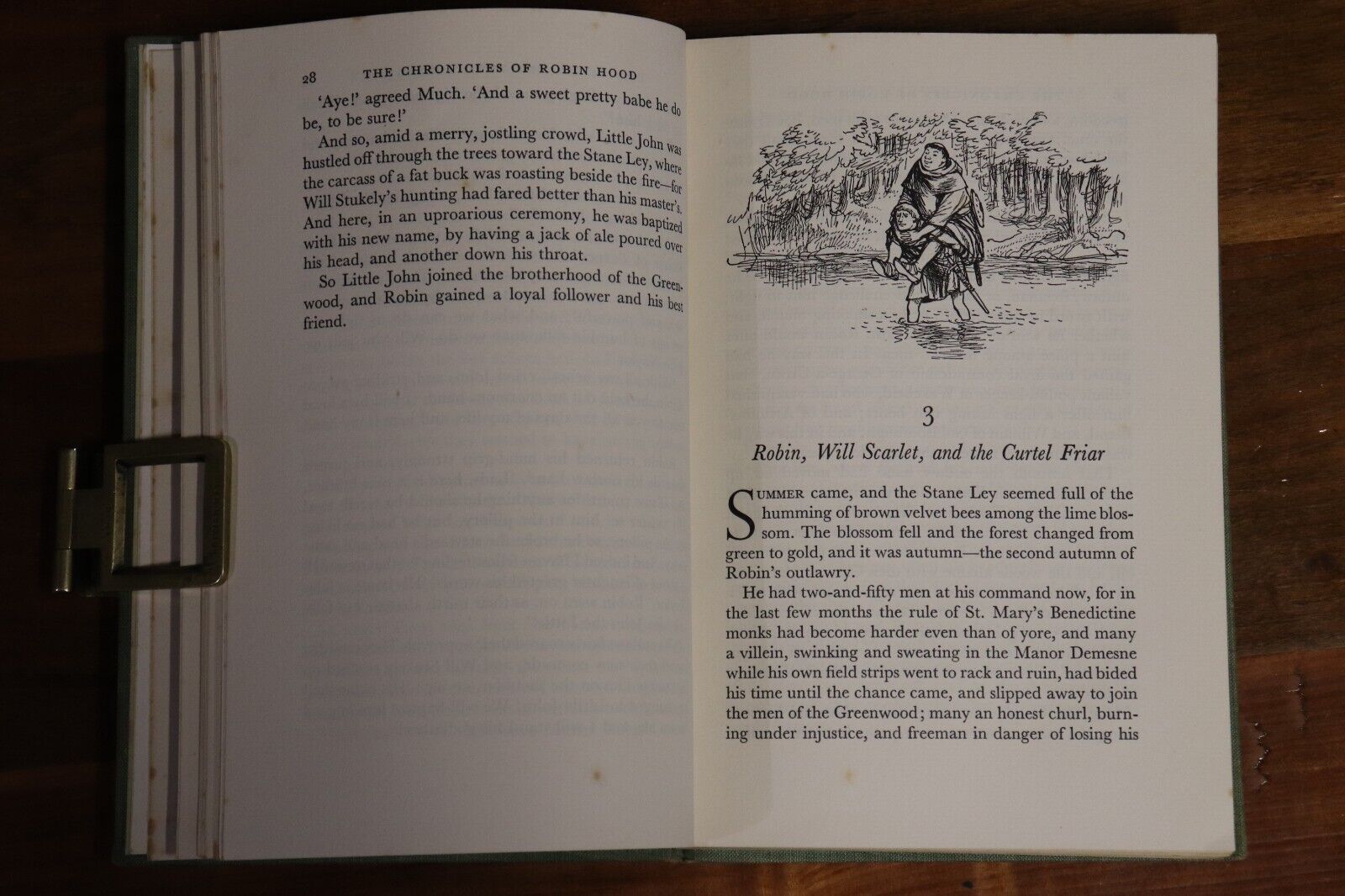 1950 The Chronicles Of Robin Hood Vintage Classic Literature Book