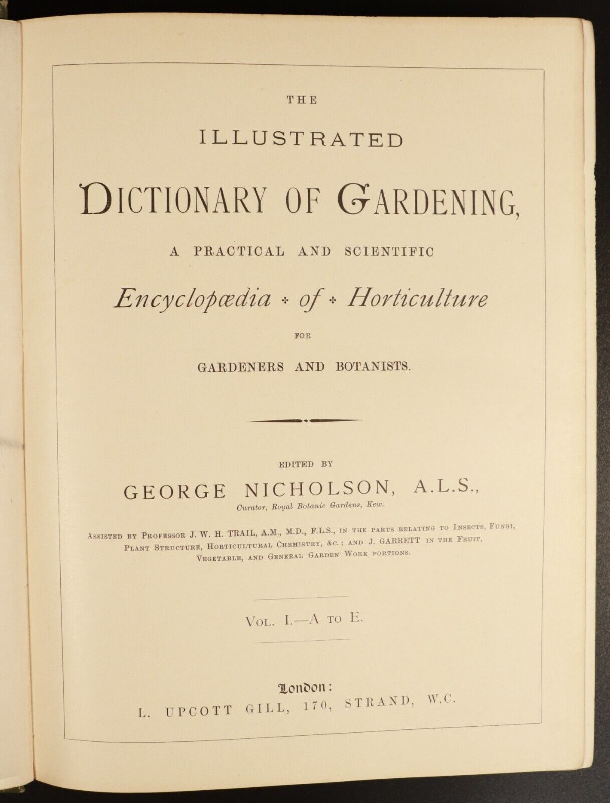 1888 4vol Illustrated Dictionary Of Gardening Antiquarian Gardening Book Set