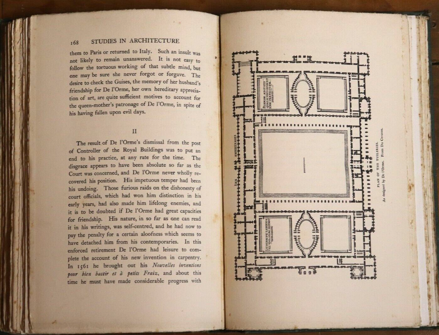 1905 Studies In Architecture by R. Blomfield 1st Ed. Antique Architecture Book