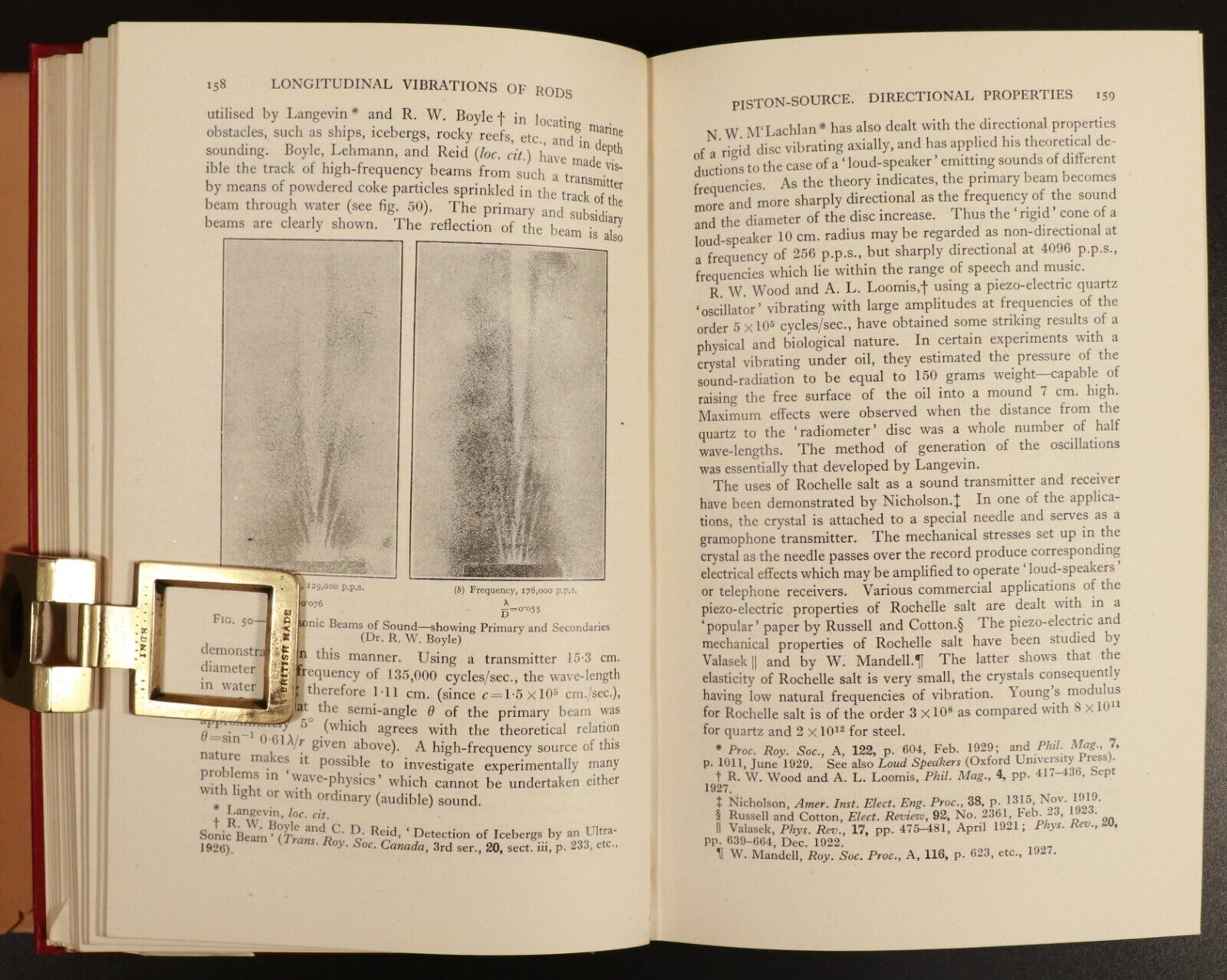 1944 A Text Book Of Sound by A.B. Wood Antique Science Sound Physics Book