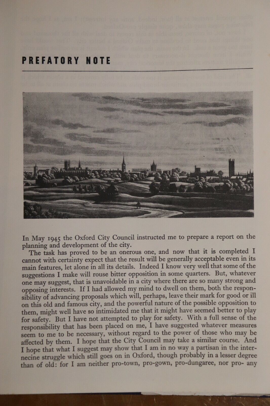 Oxford Replanned by Thomas Sharp - 1948 - Town Planning & Architecture Book