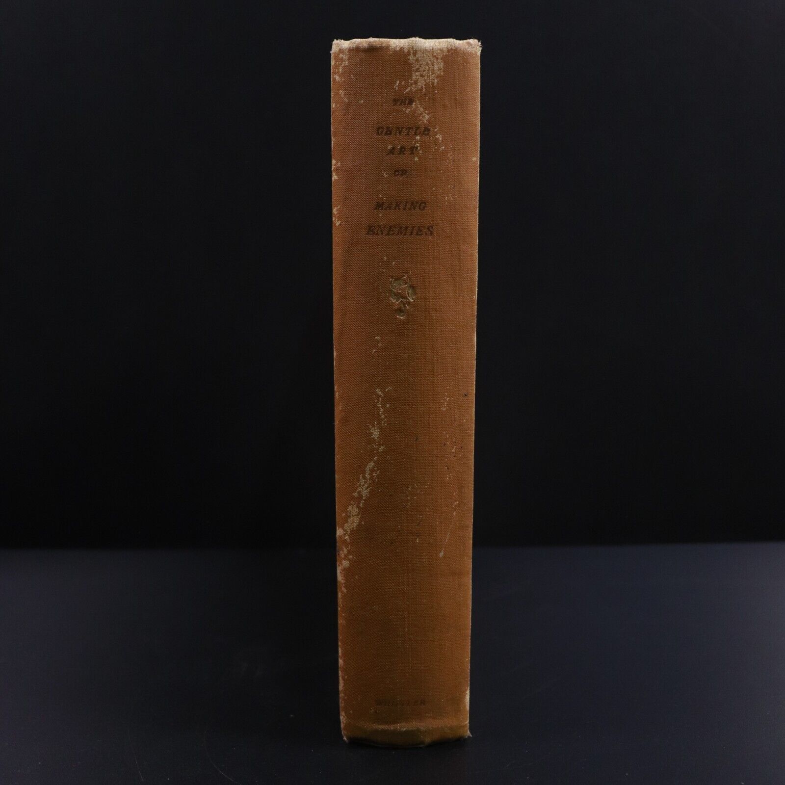 1919 The Gentle Art Of Making Enemies J.M. Whistler Antique Art History Book