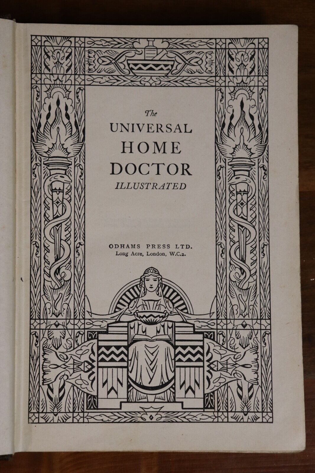 The Universal Home Doctor Illustrated - c1950 - Vintage Medical Reference Book - 0