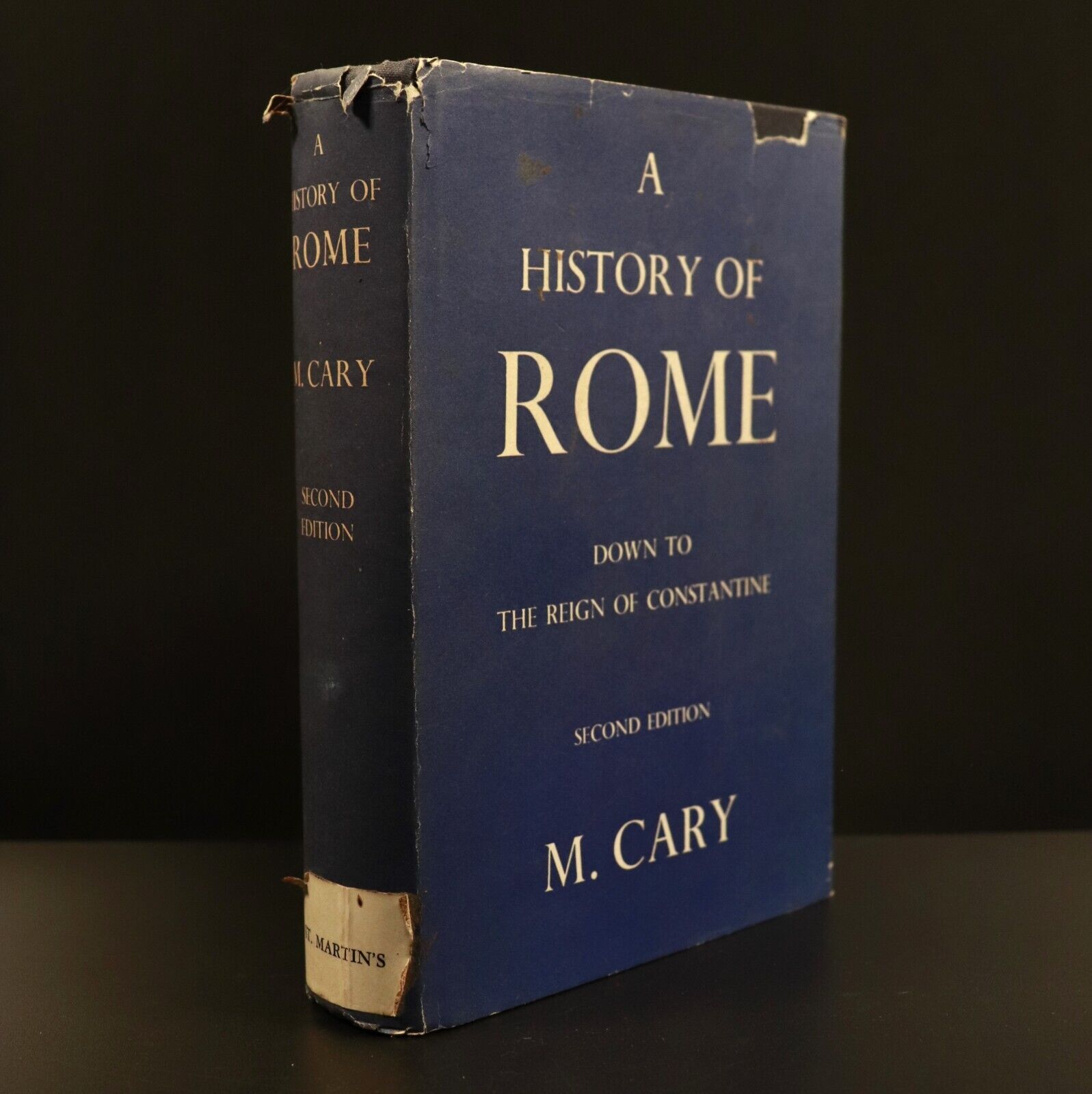 1962 A History Of Rome by M. Cary Vintage Italian History Reference Book